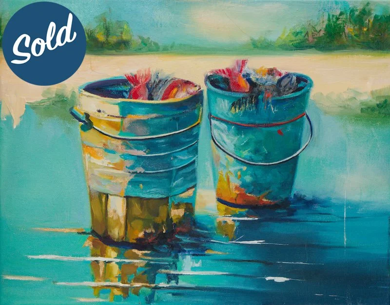 SOLD_Fish pales 11” x 14” .jpg