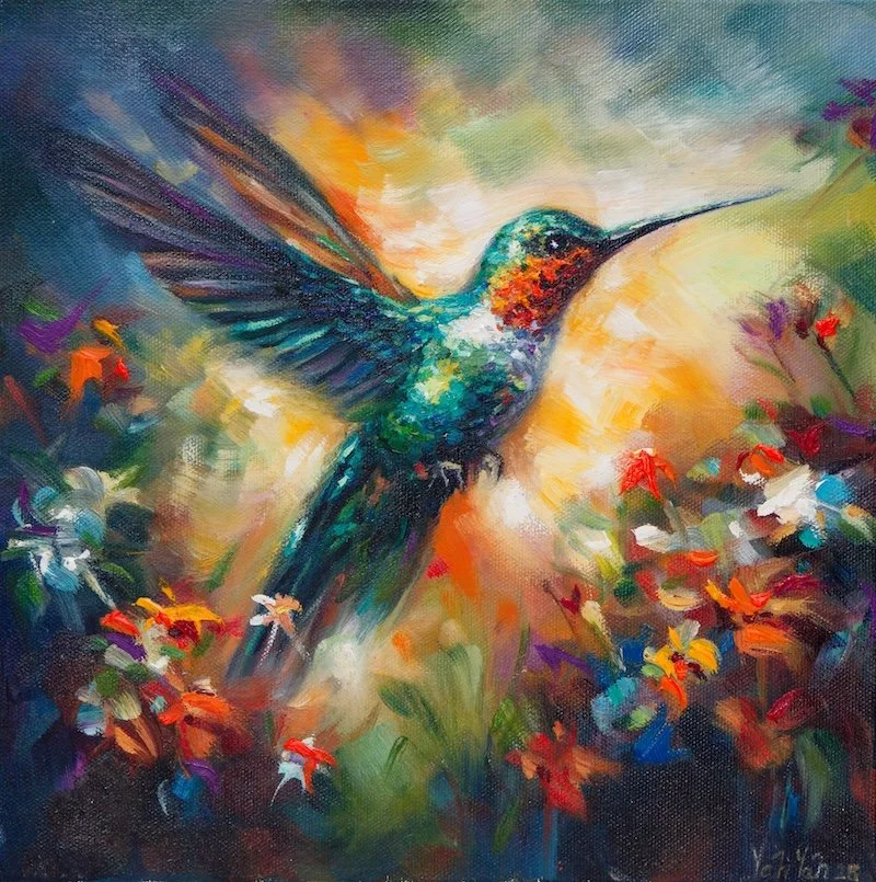 Nectar Of The Morning - 12” x 12”
