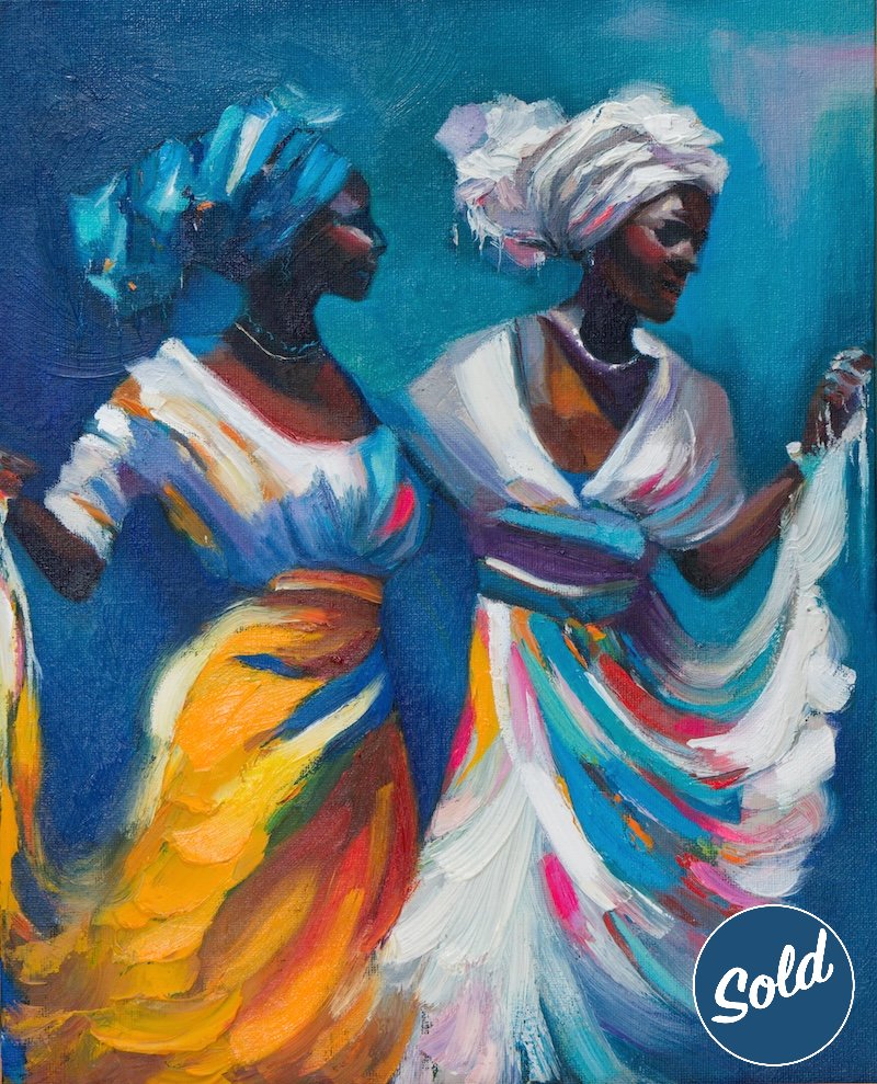 Singing Sisters- 11” x 14”