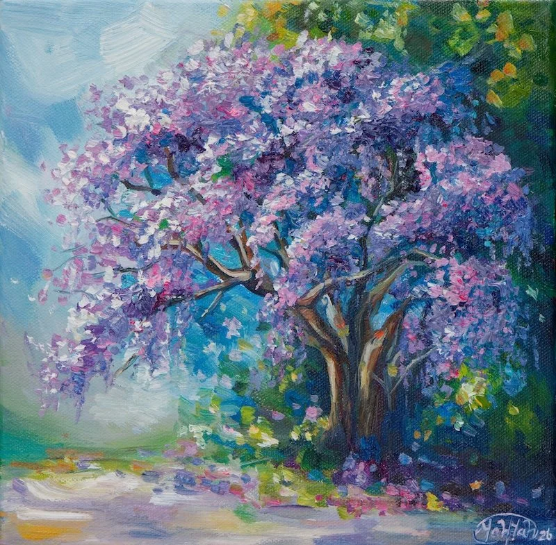 Lavender Bloom - 10” x 10”