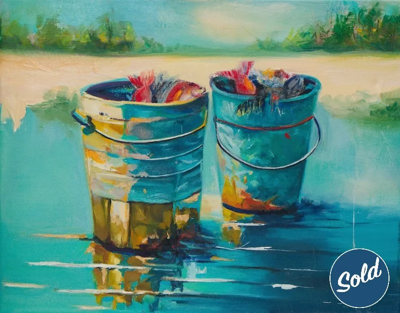 SOLD_Fish pales 11” x 14” .jpg