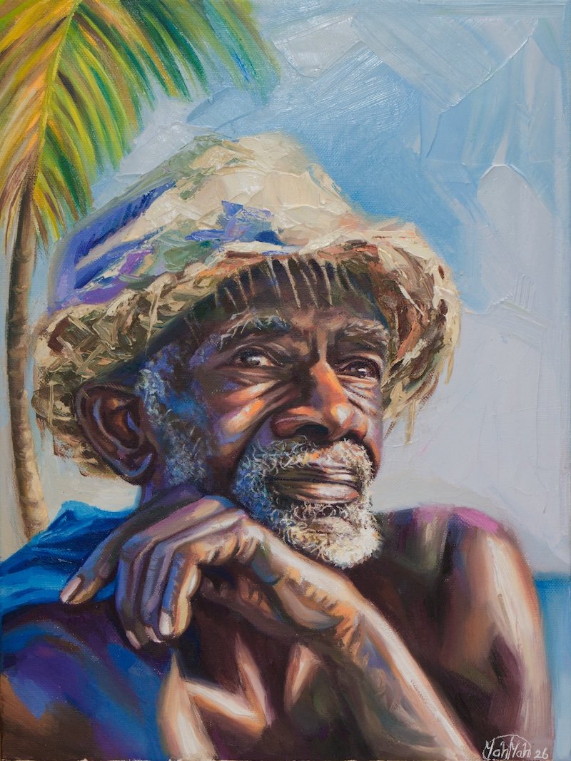 The Village Uncle 2 - 12” x 16 “