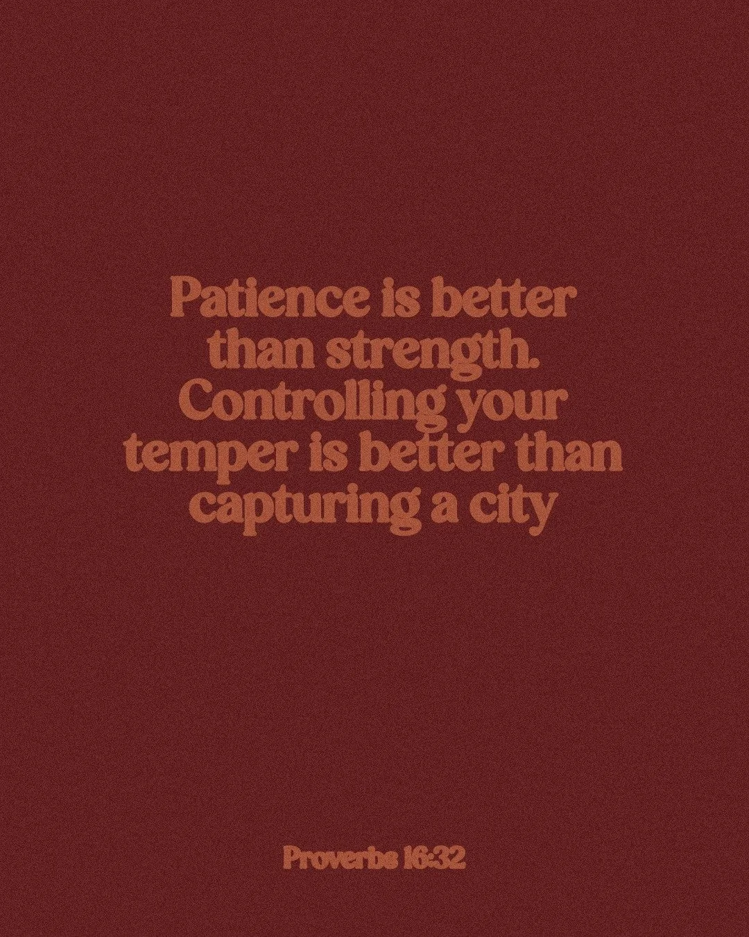 Patience is better