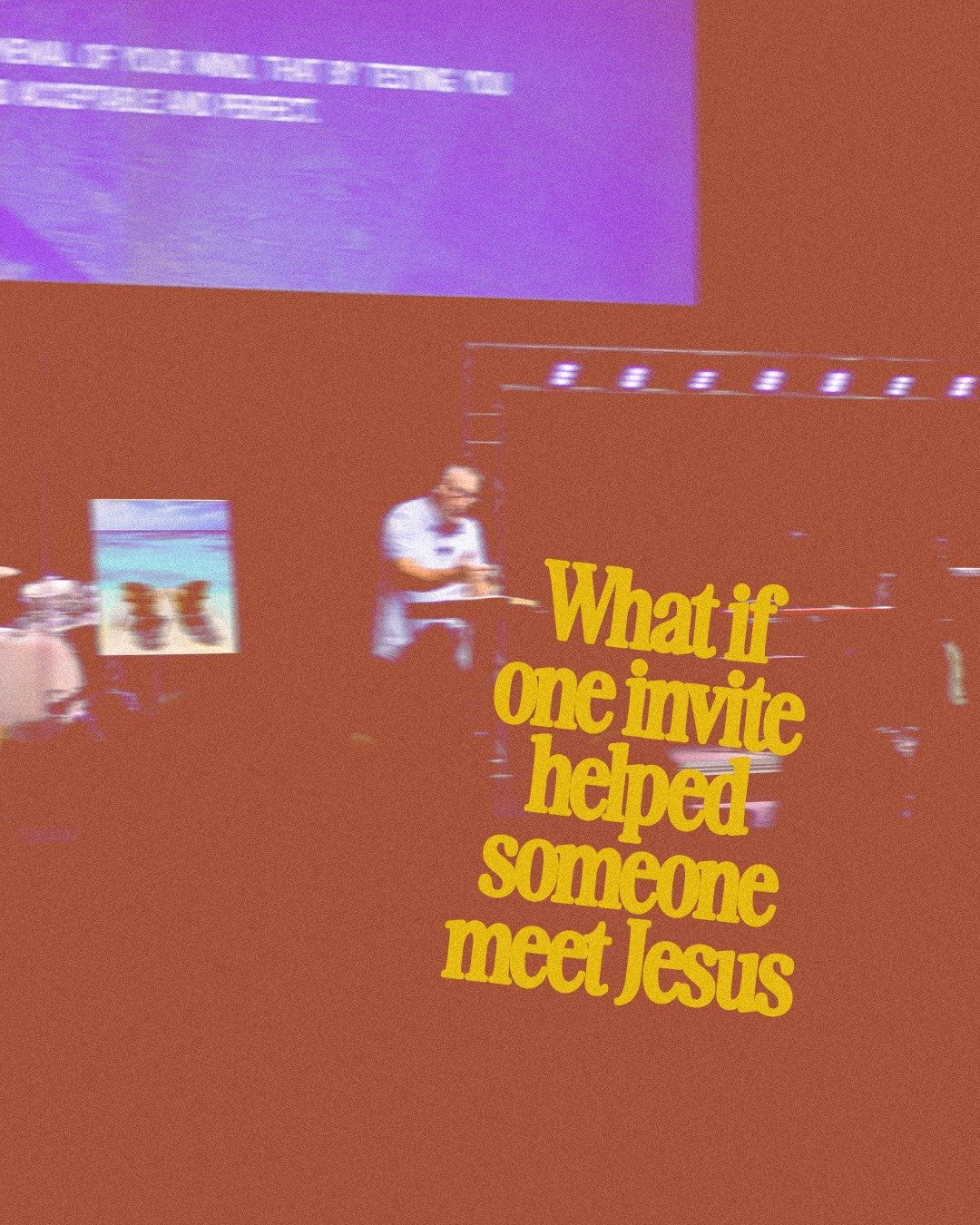 So who are you inviting to church tomorrow? 👀