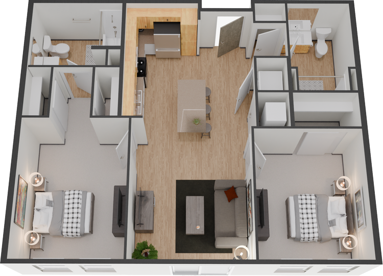 Spacious & Affordable Floor Plans — RW Apartments and Food Accelerator