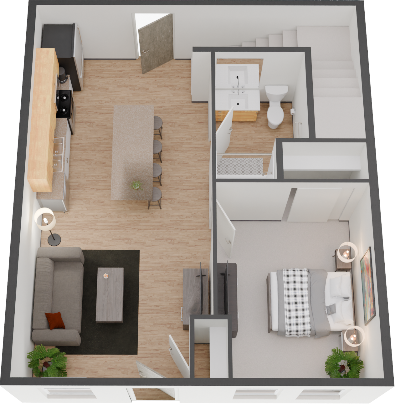 Spacious & Affordable Floor Plans — RW Apartments and Food Accelerator