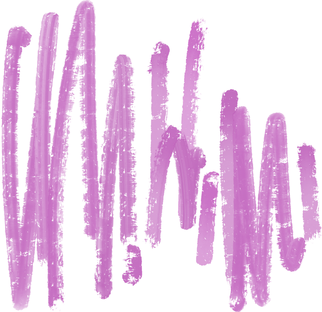 Purple vertical scribble