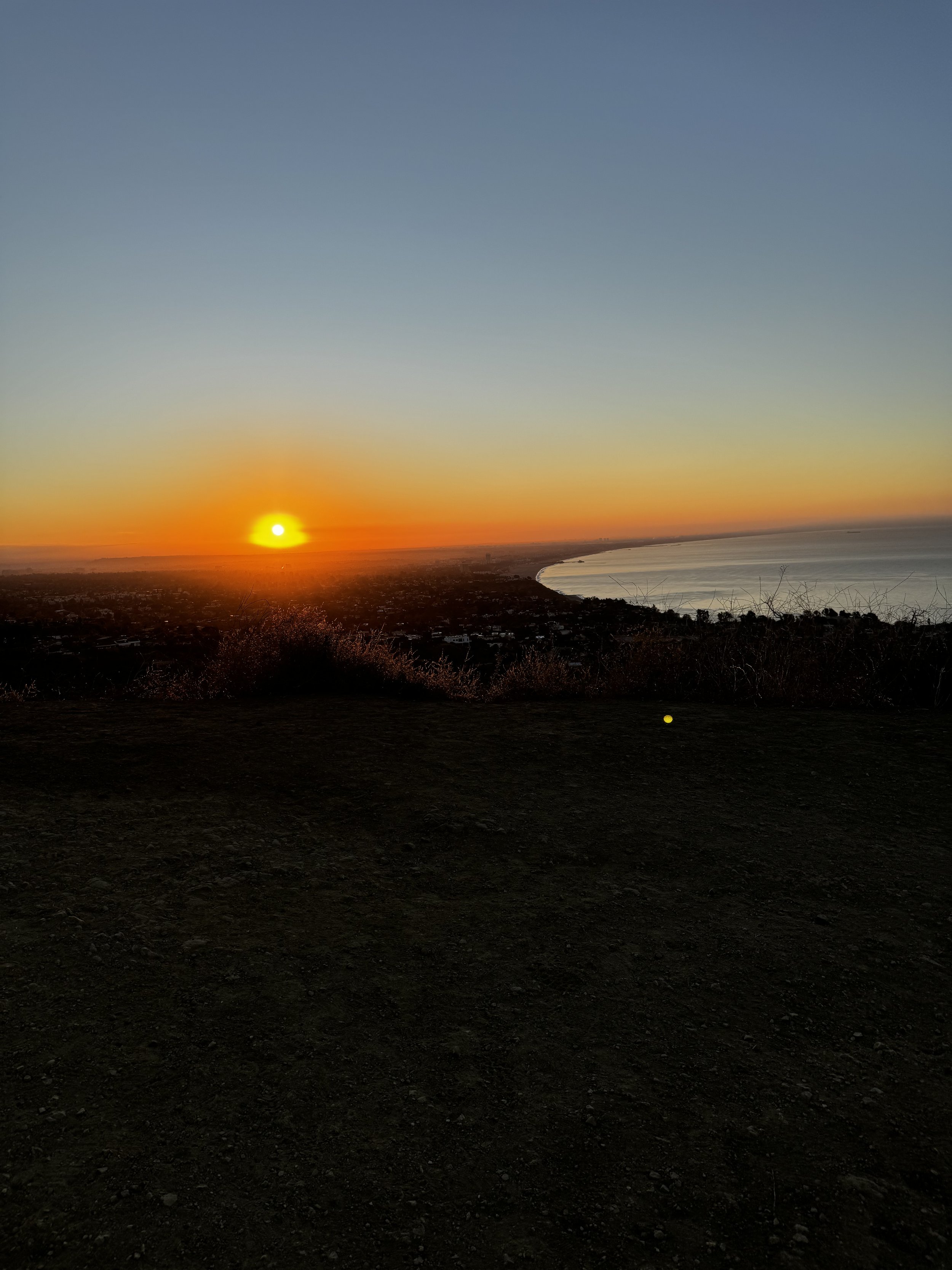 Fall Sunrise Over Santa Monica