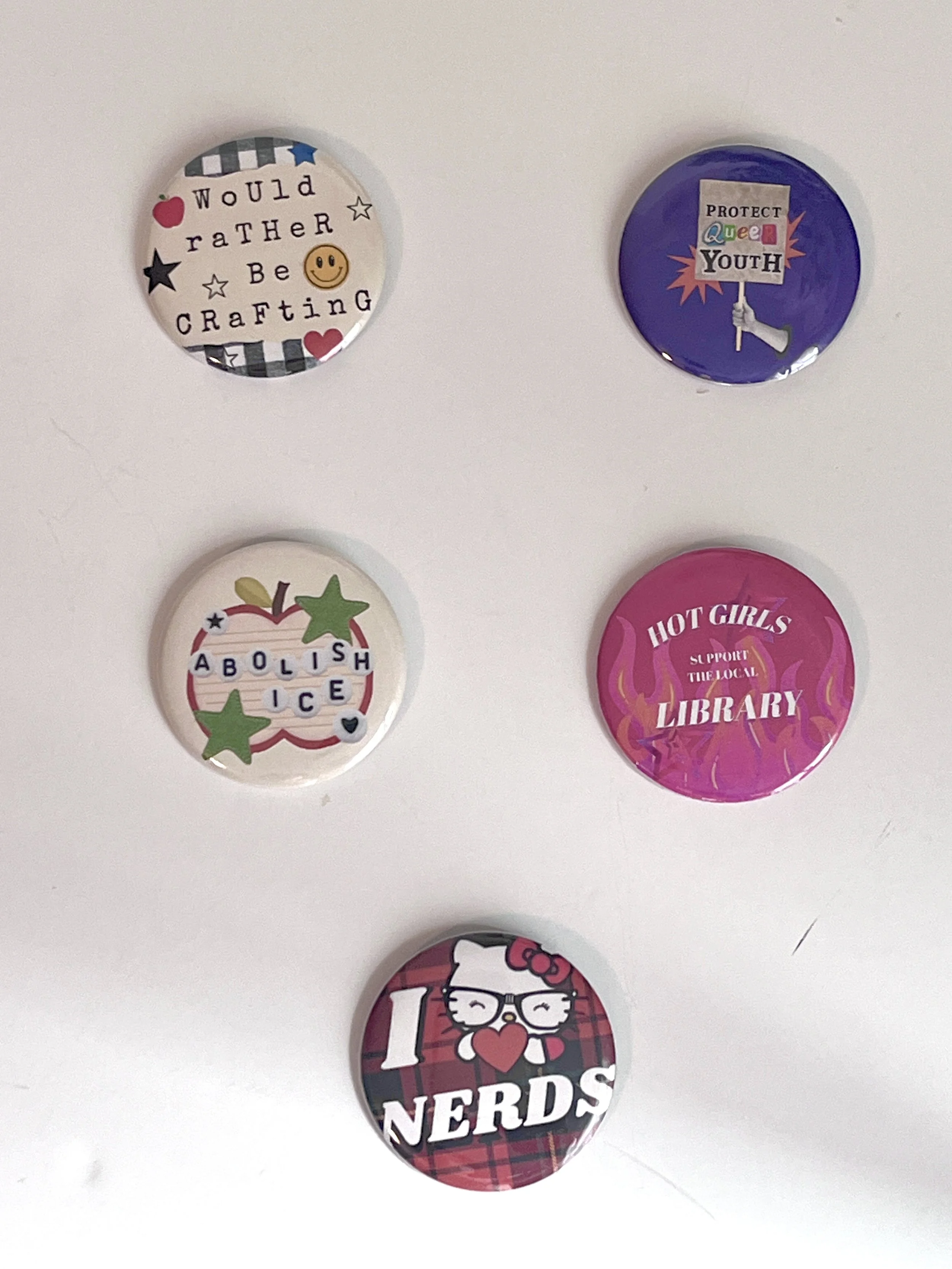 2.25" Buttons