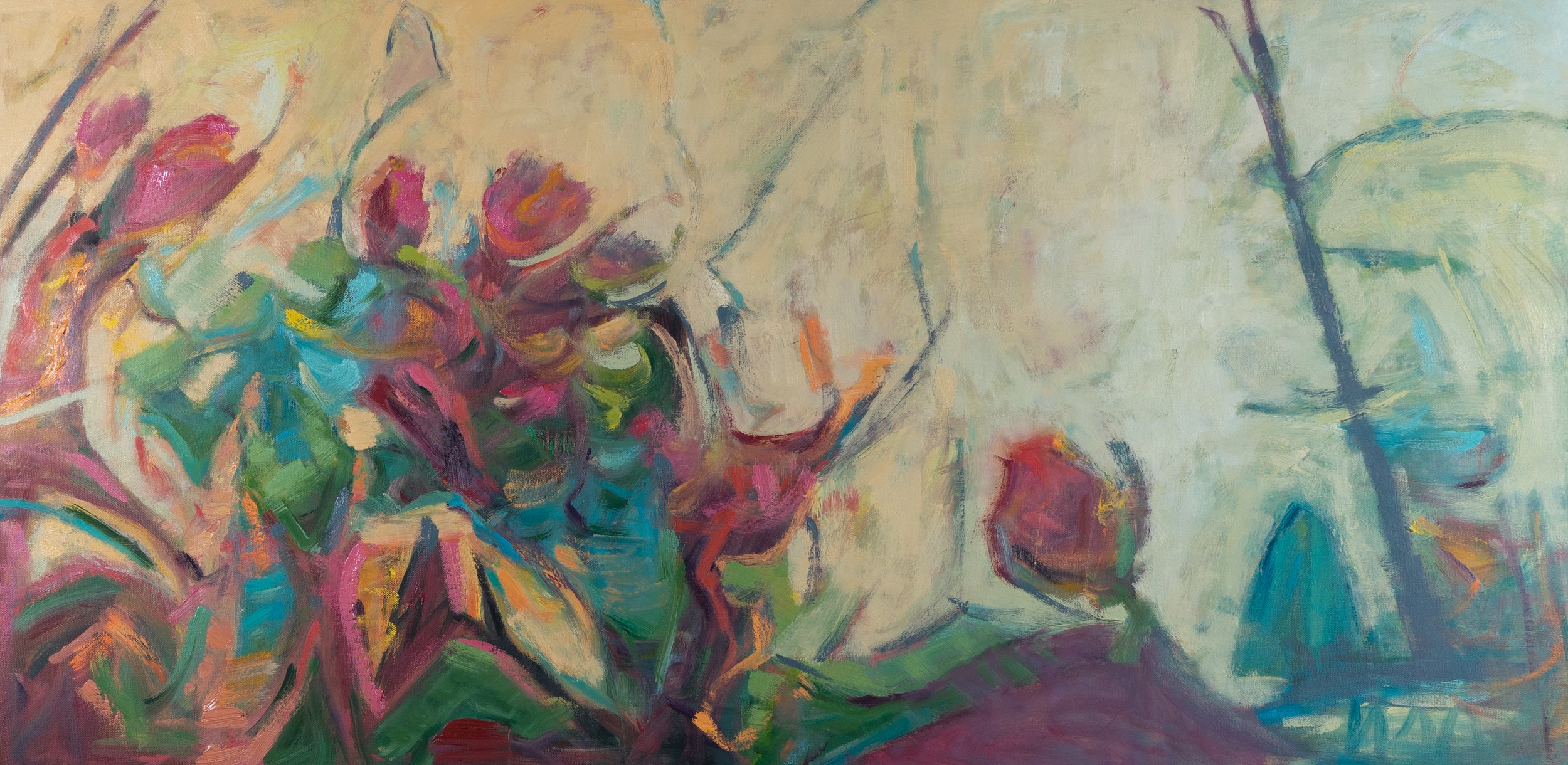 Flowers by the Sea