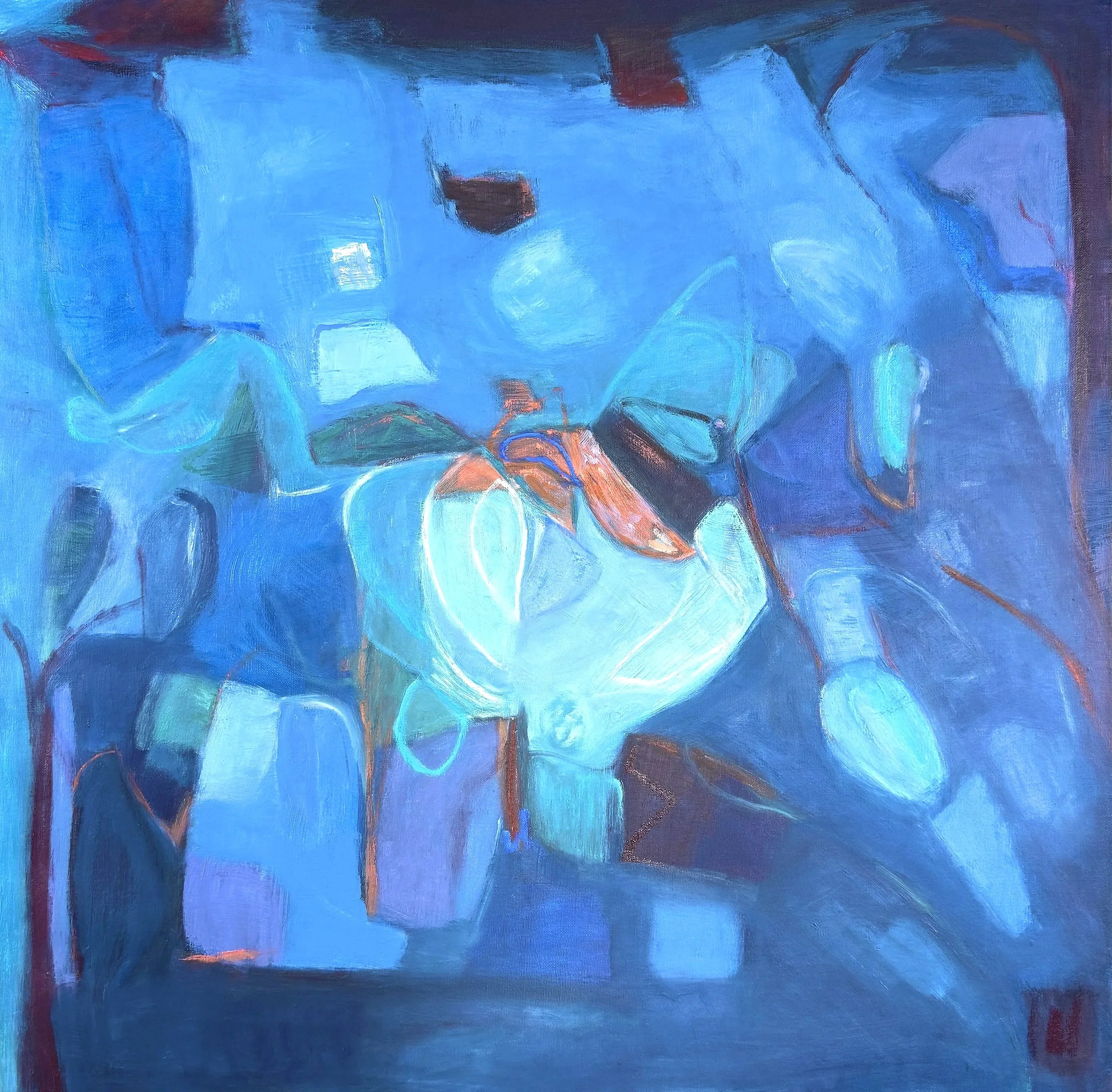 Nightfall, 36” X 36”, oil on linen