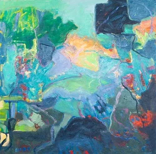 Fire and Ice, 36" X 36", oil on canvas