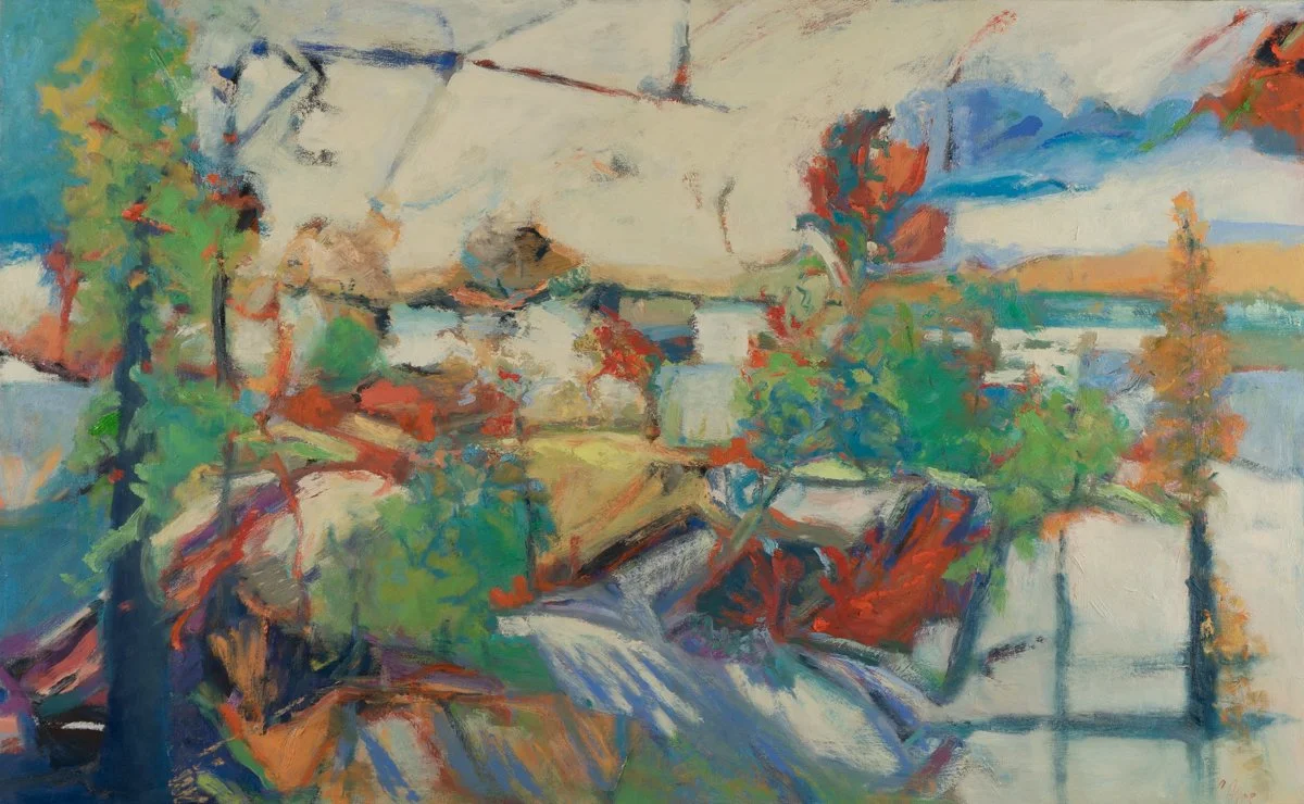 On the Fast Train, 30 x 48, oil on linen