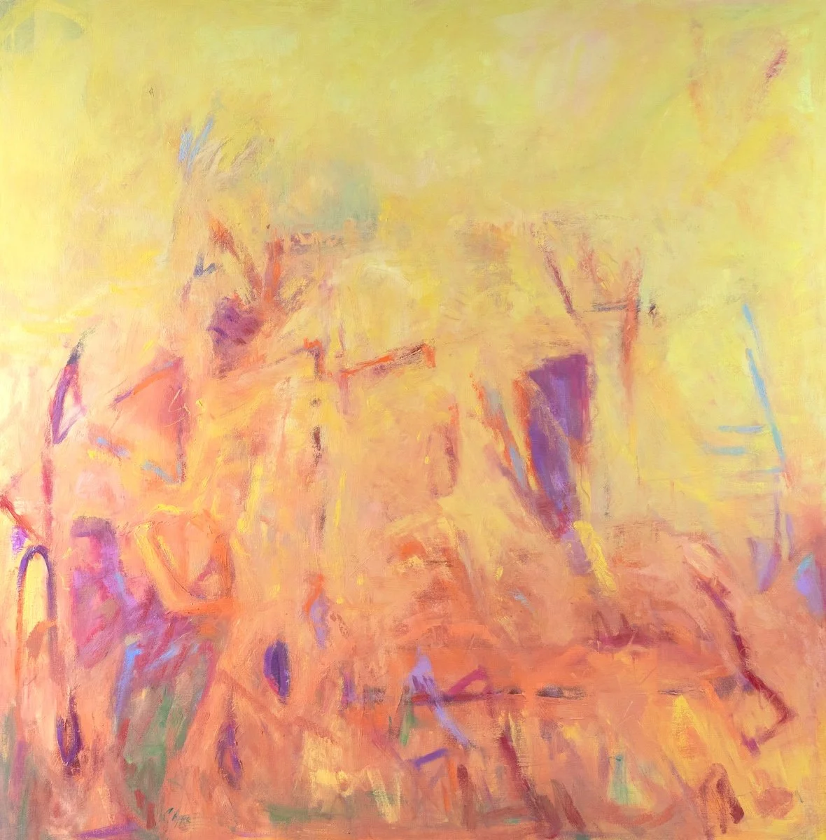Venetian Haze, 48" X 48", oil on canvas