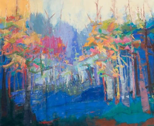 60" X 77", In Between, oil  on canvas