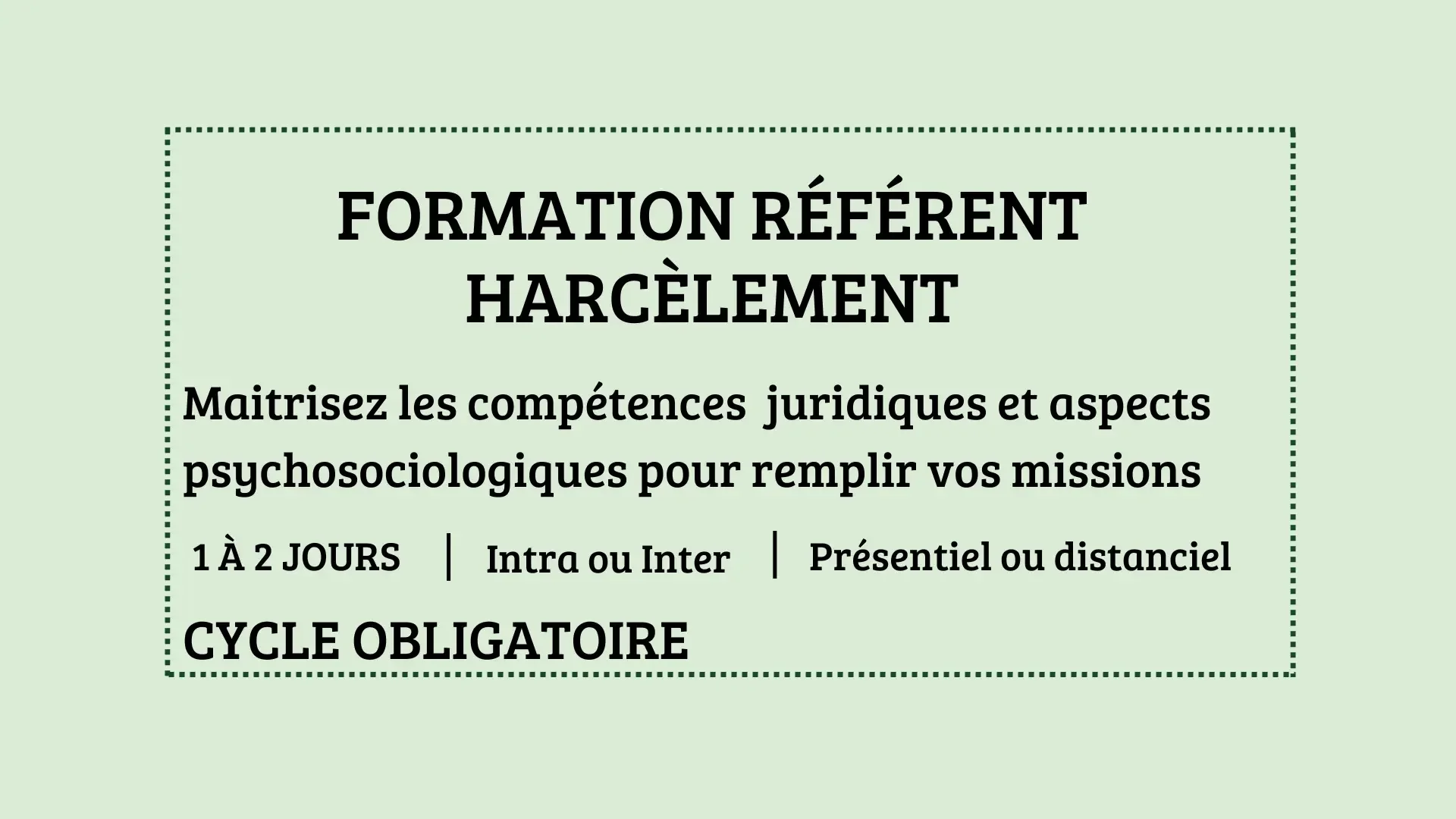 Formation CSE Rouen - Référent harcèlement -presentiel ou distanciel
