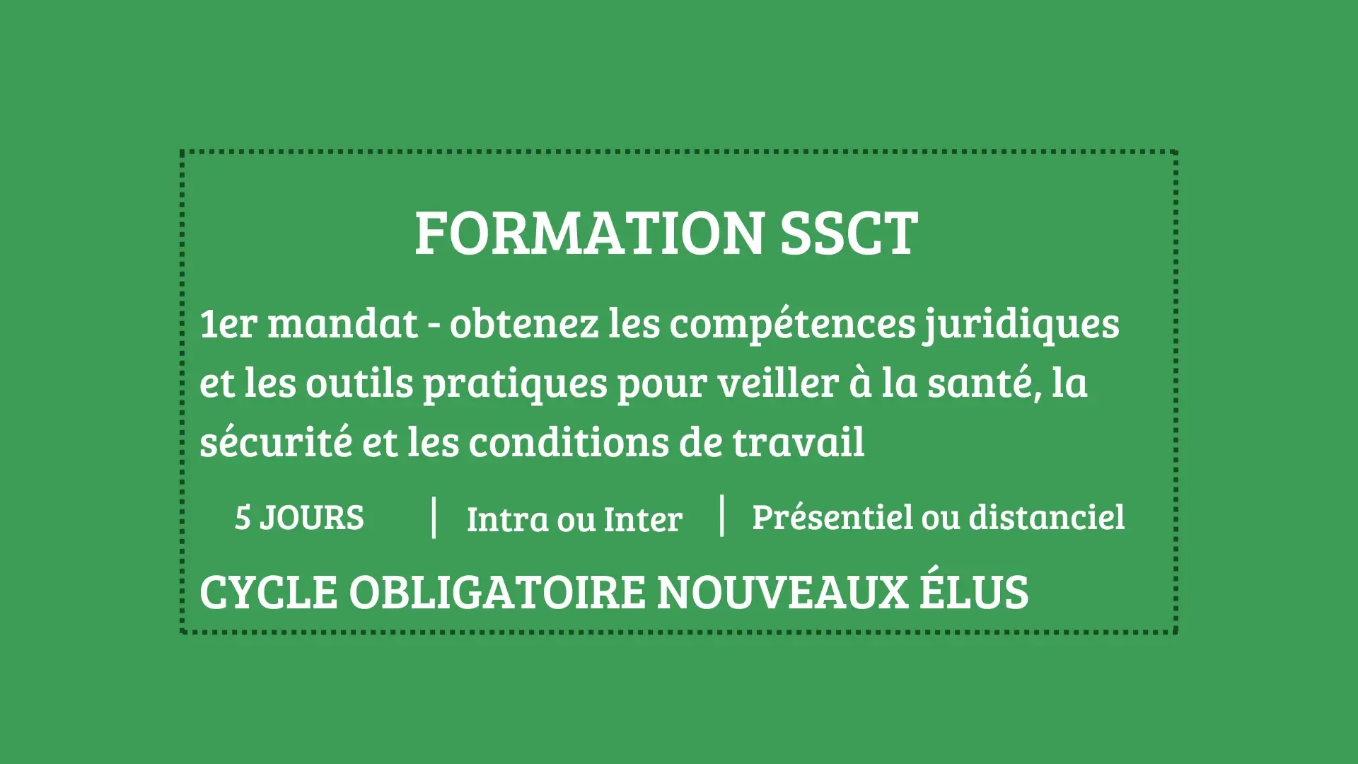 Formation CSE en santé sécurité et condition de travail de 1 à 5 jours en présentiel ou en distanciel