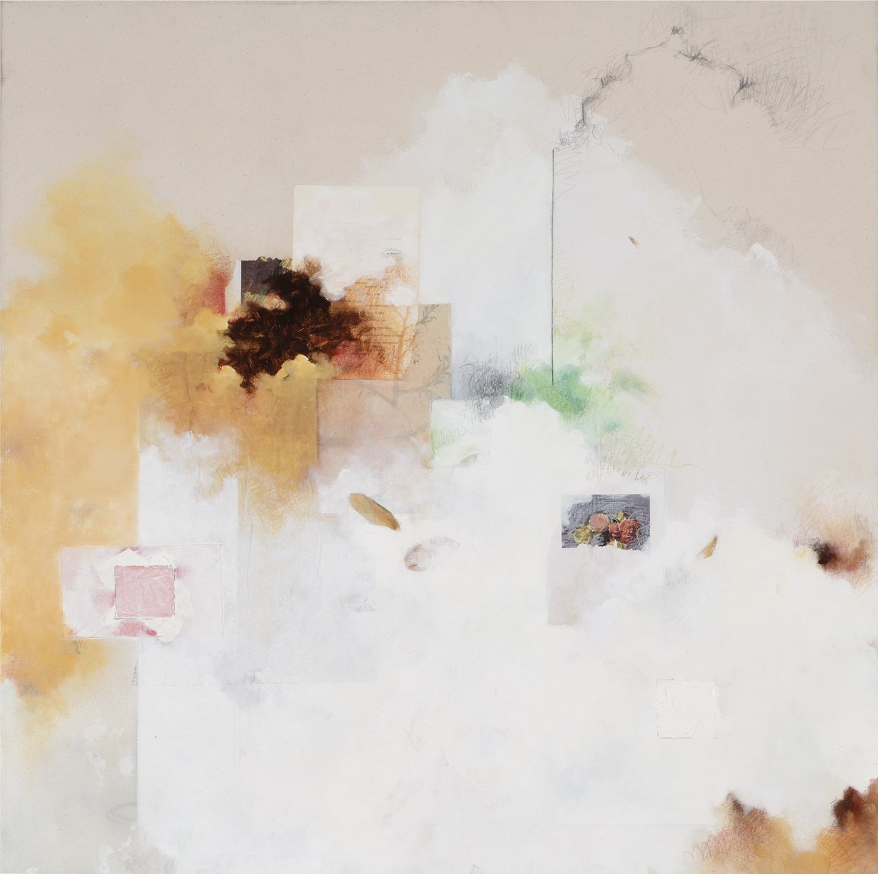 Everyone Wants to go to Heaven But No One Wants to go Right Now, 2009, 36 x 36 inches