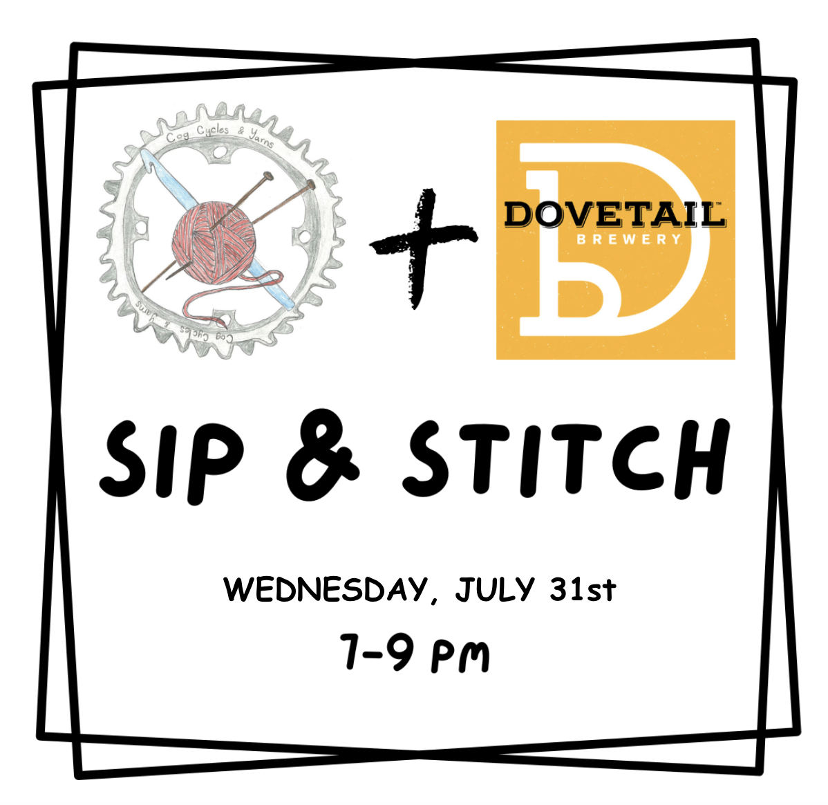 Sip + Stitch