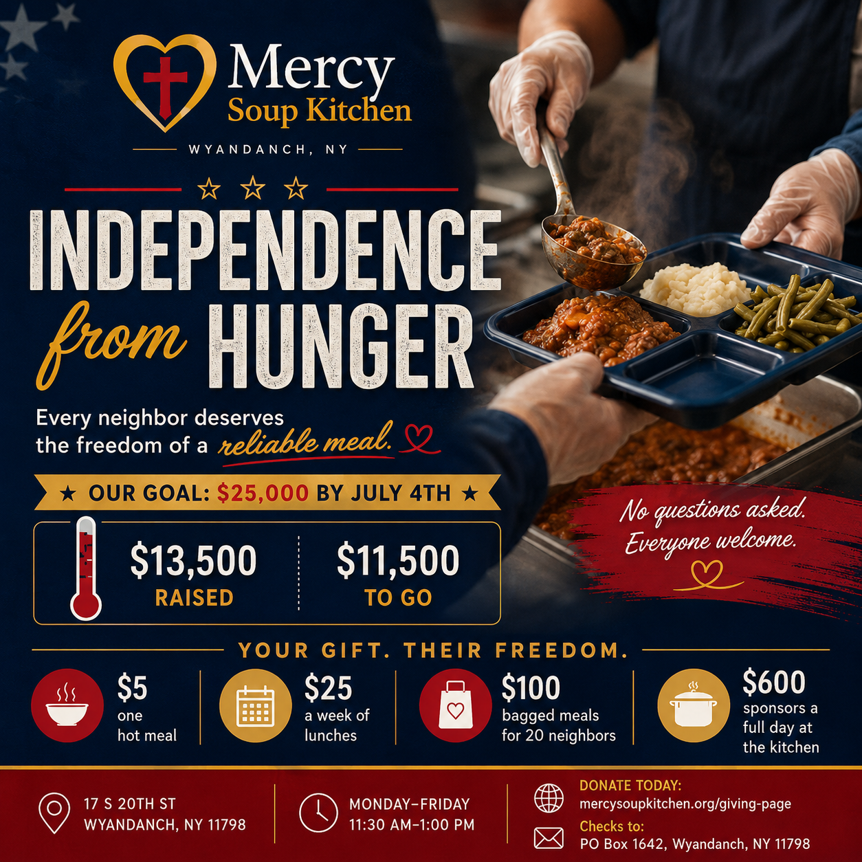 Independence from Hunger: Stand With Your Neighbors This July 4th