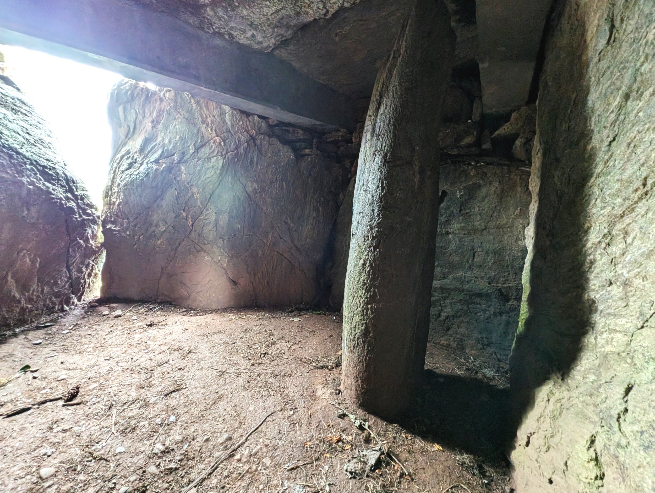 Phallus in Inner Chamber (Womb) of Bryn Celli Ddu