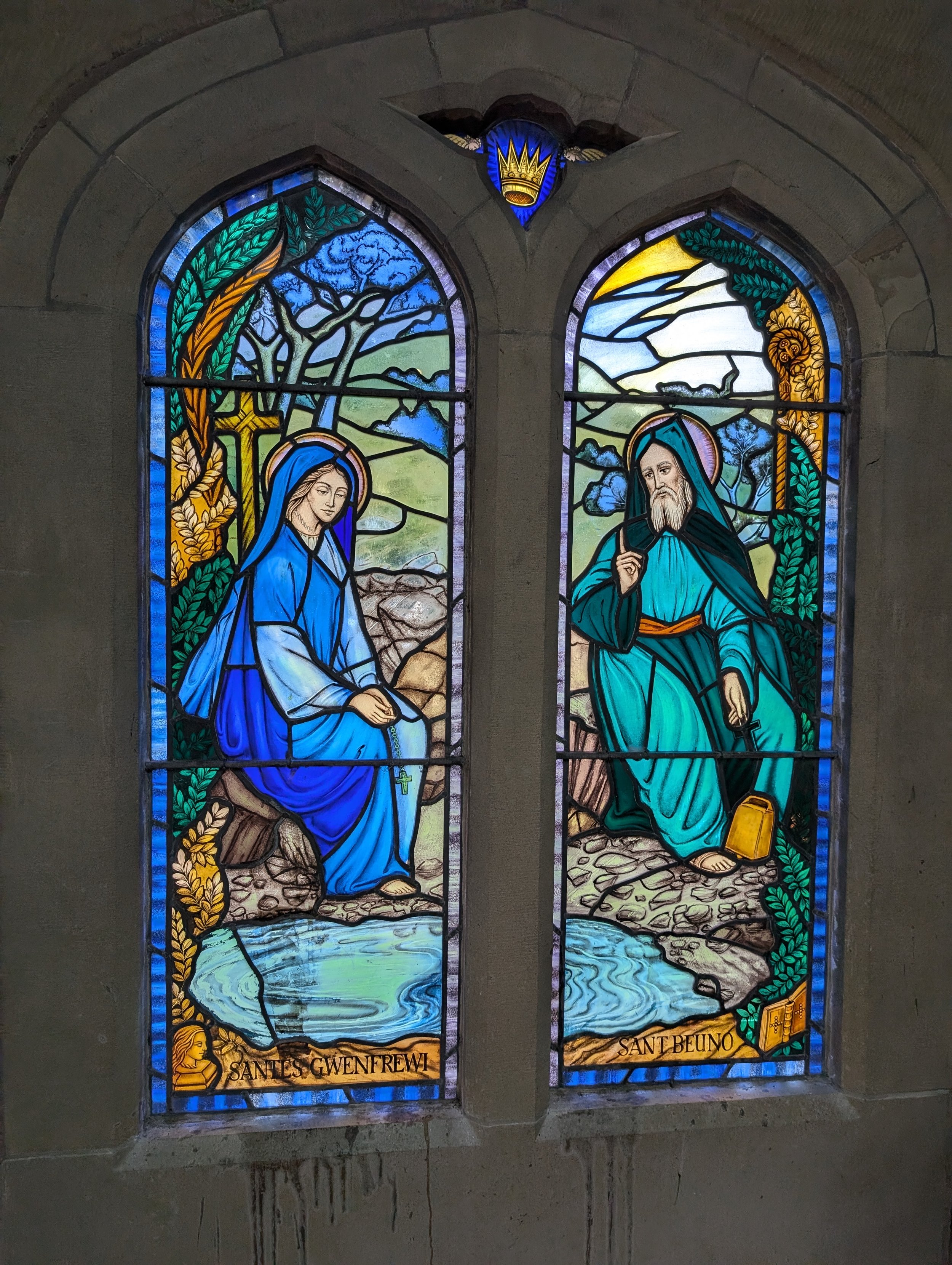 Saint Winefride and Saint Beuno, Holywell