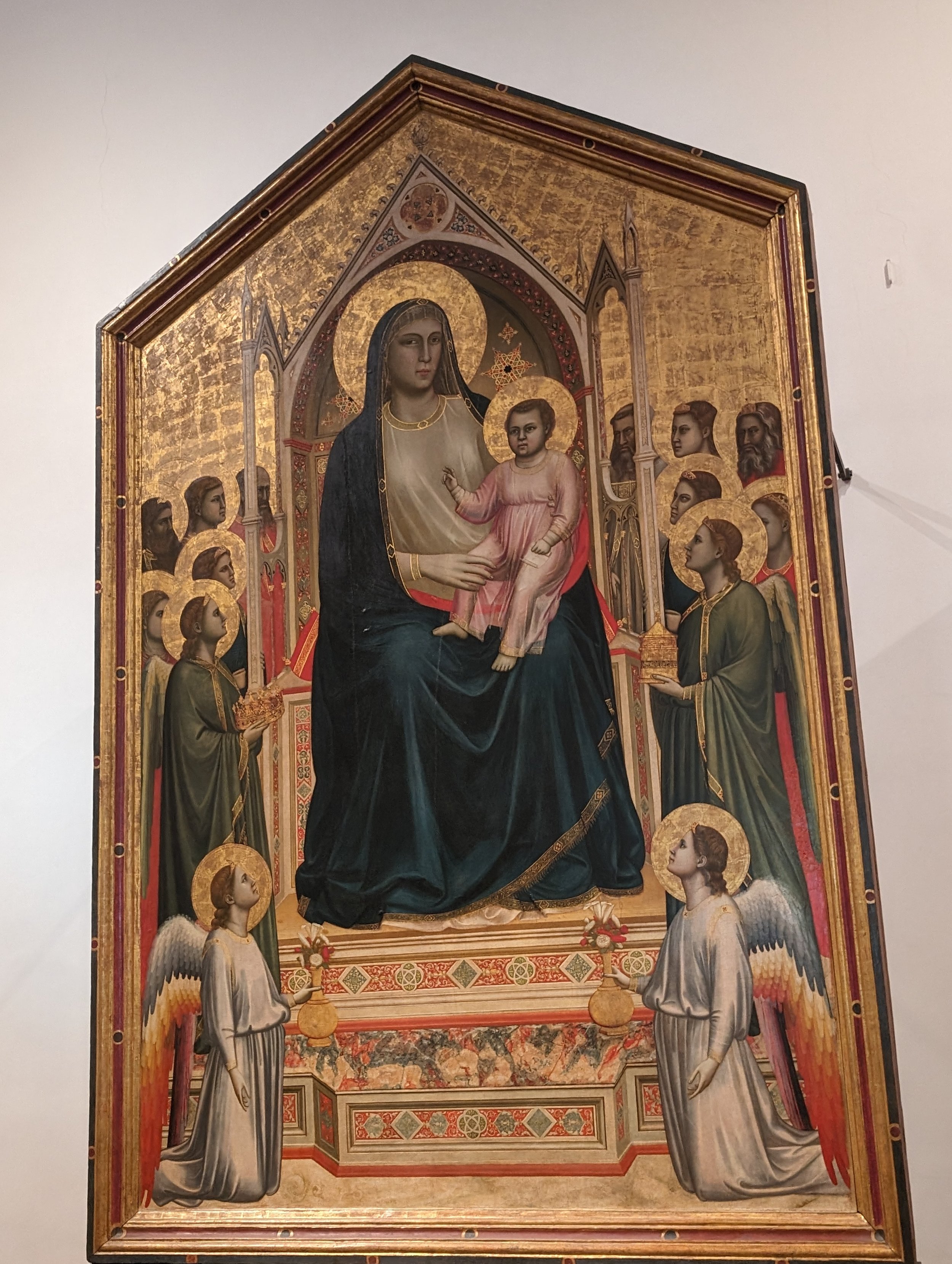 Giotto's Madonna and Child at the Uffizi