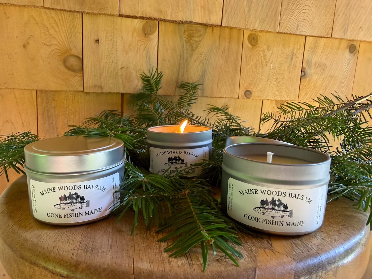 Maine Woods Balsam beeswax + soy handpoured candle