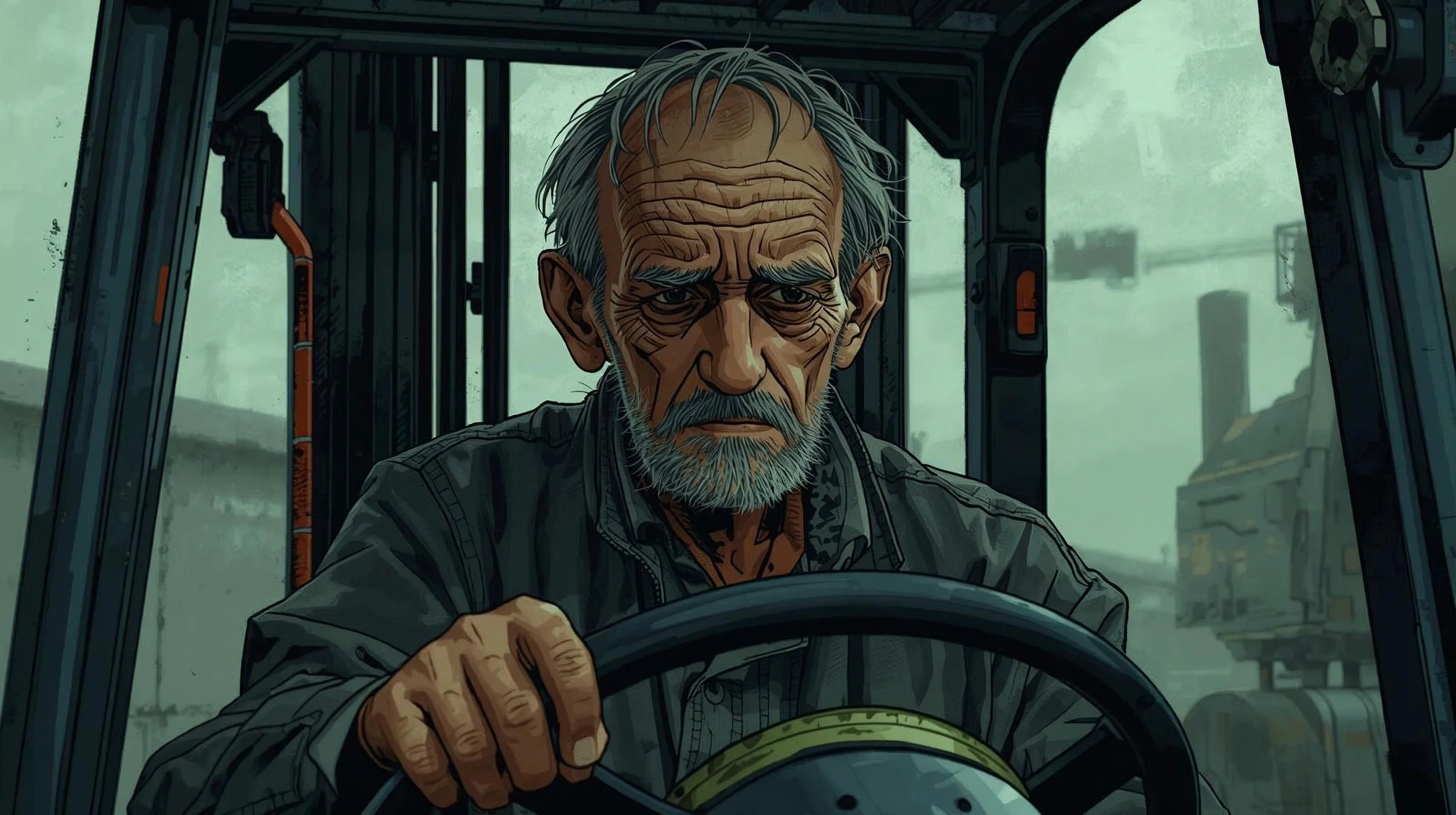 Meet Your Future; 65, Broke and Driving a Forklift