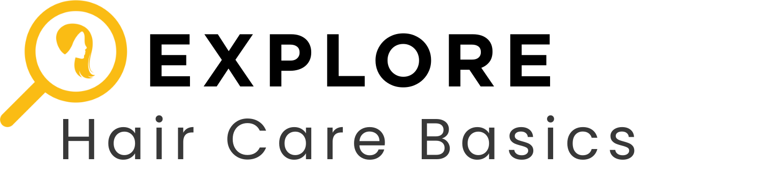 Text on image displaying: Explore Hair Care Basics