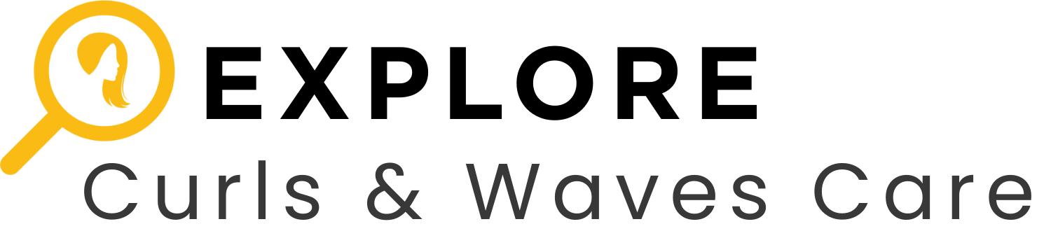 Text on image displaying: Explore Curls & Waves Care