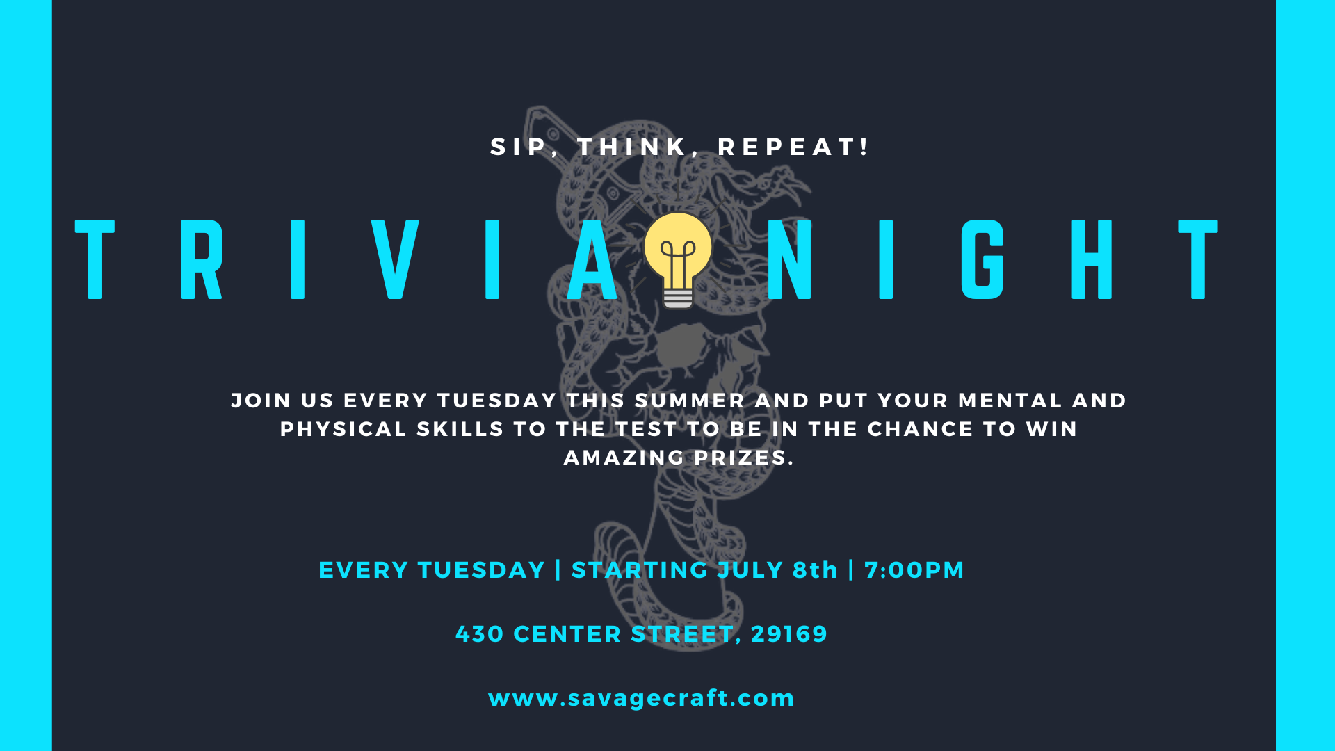 Savage Craft Trivia Night