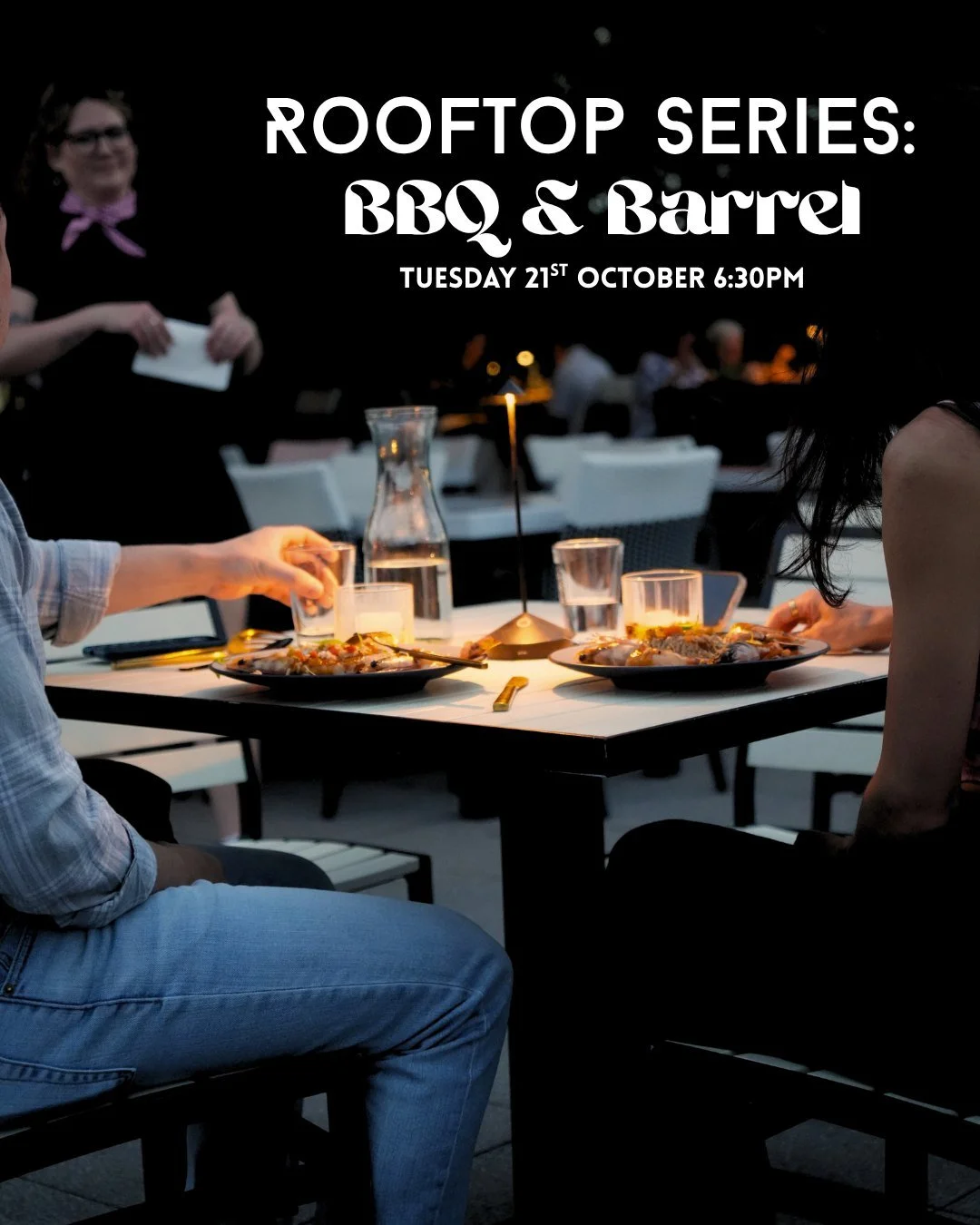 Join us for the 2nd edition of our Rooftop Dinner Series &mdash; BBQ &amp; Barrel Night! 🥃✨

Enjoy a 4-course meal under the stars, featuring bourbon &amp; scotch cocktails and optional flight boards. Our Executive Chef will be cooking each dish fre