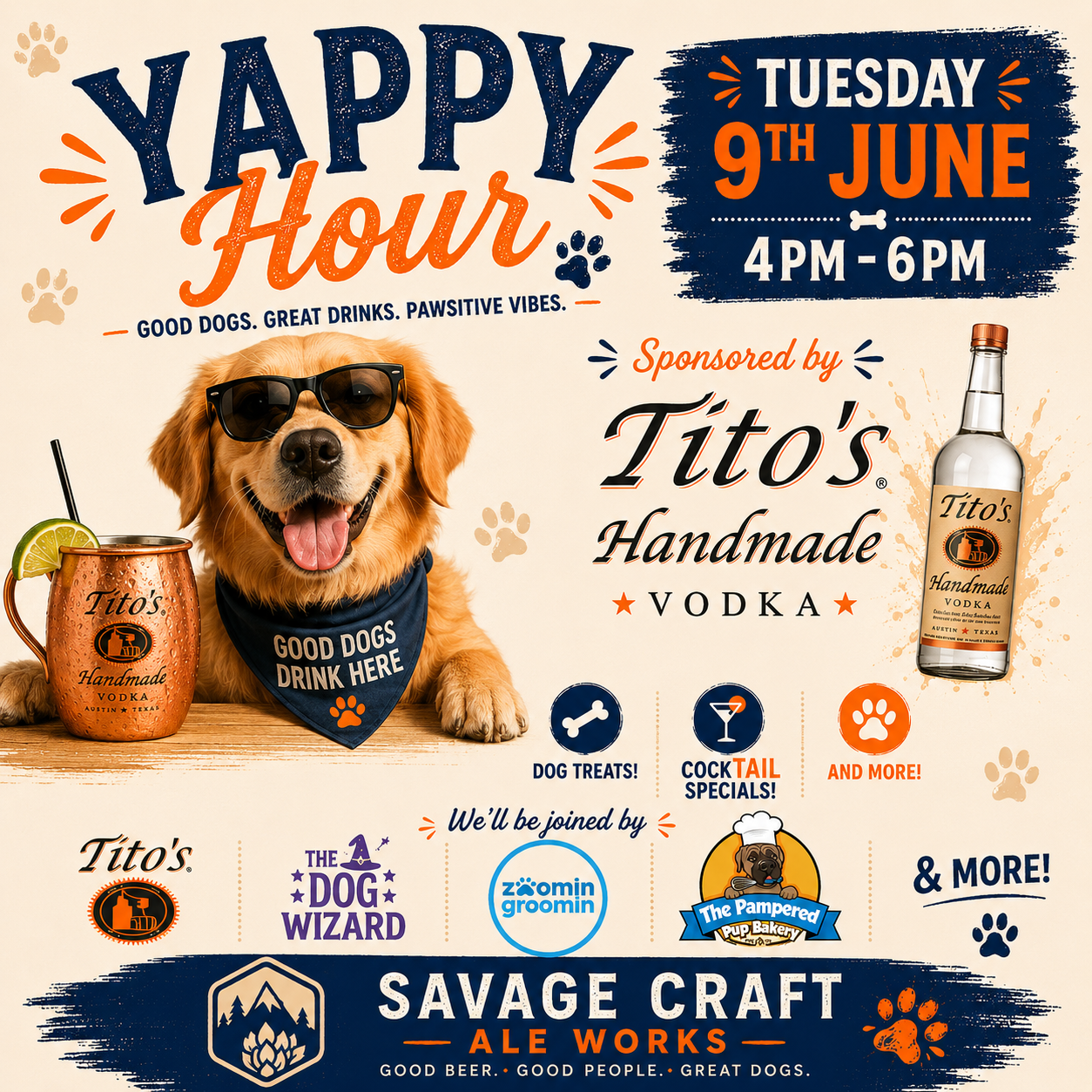 Tito's Yappy Hour