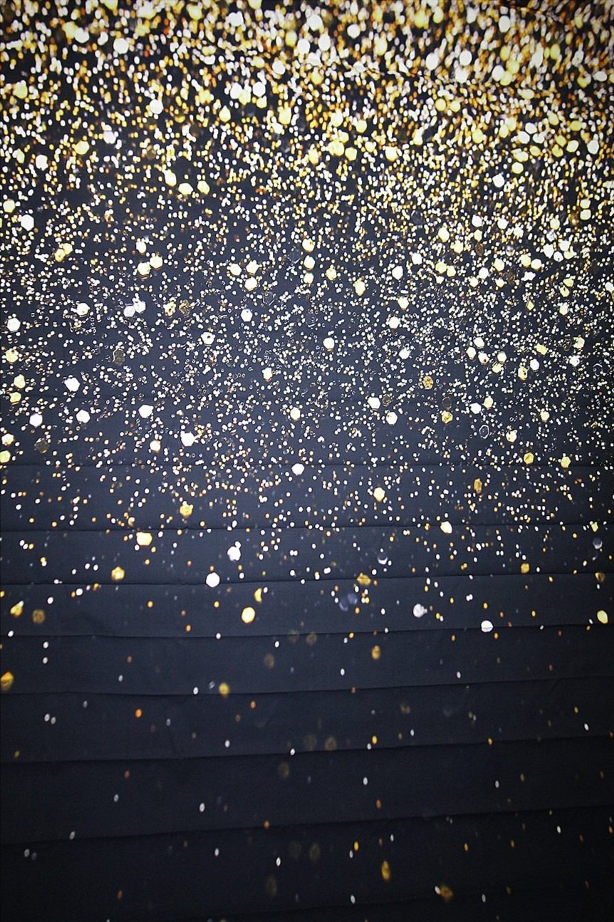Black and Gold Backdrop