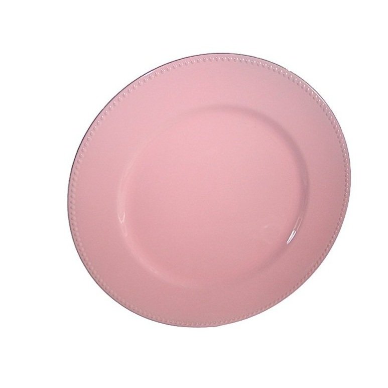 Pink plate charger