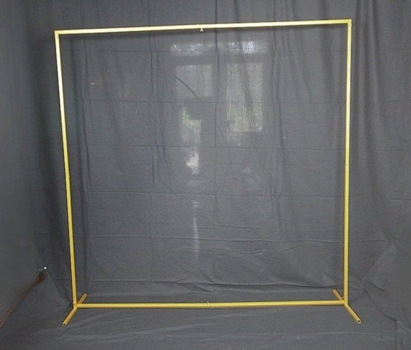 Square Gold Backdrop Display