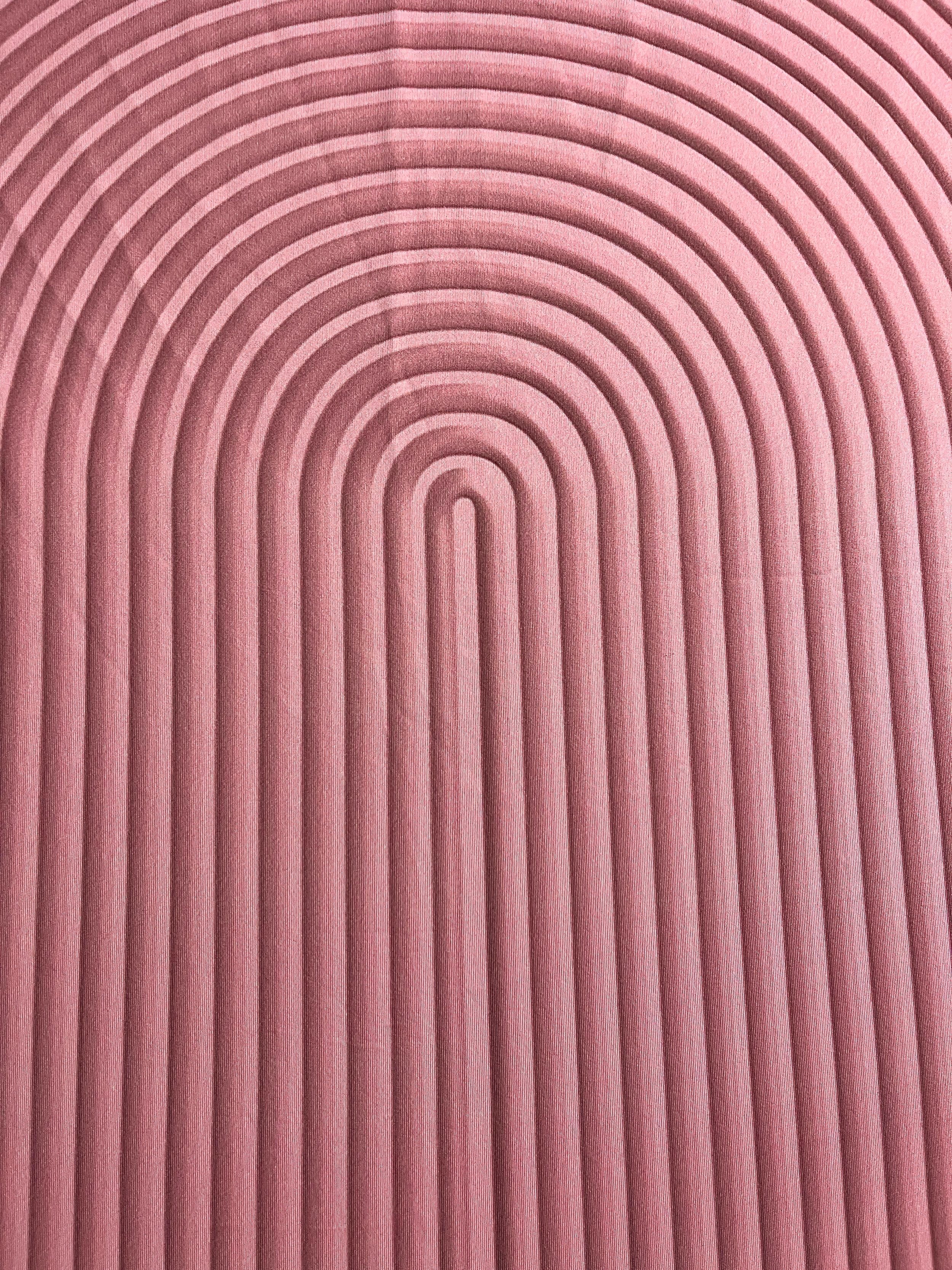 Pink patterned arch cover