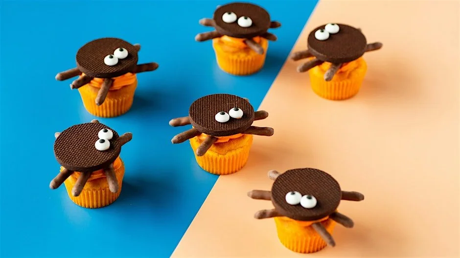 Family Halloween Cupcake Decorating!