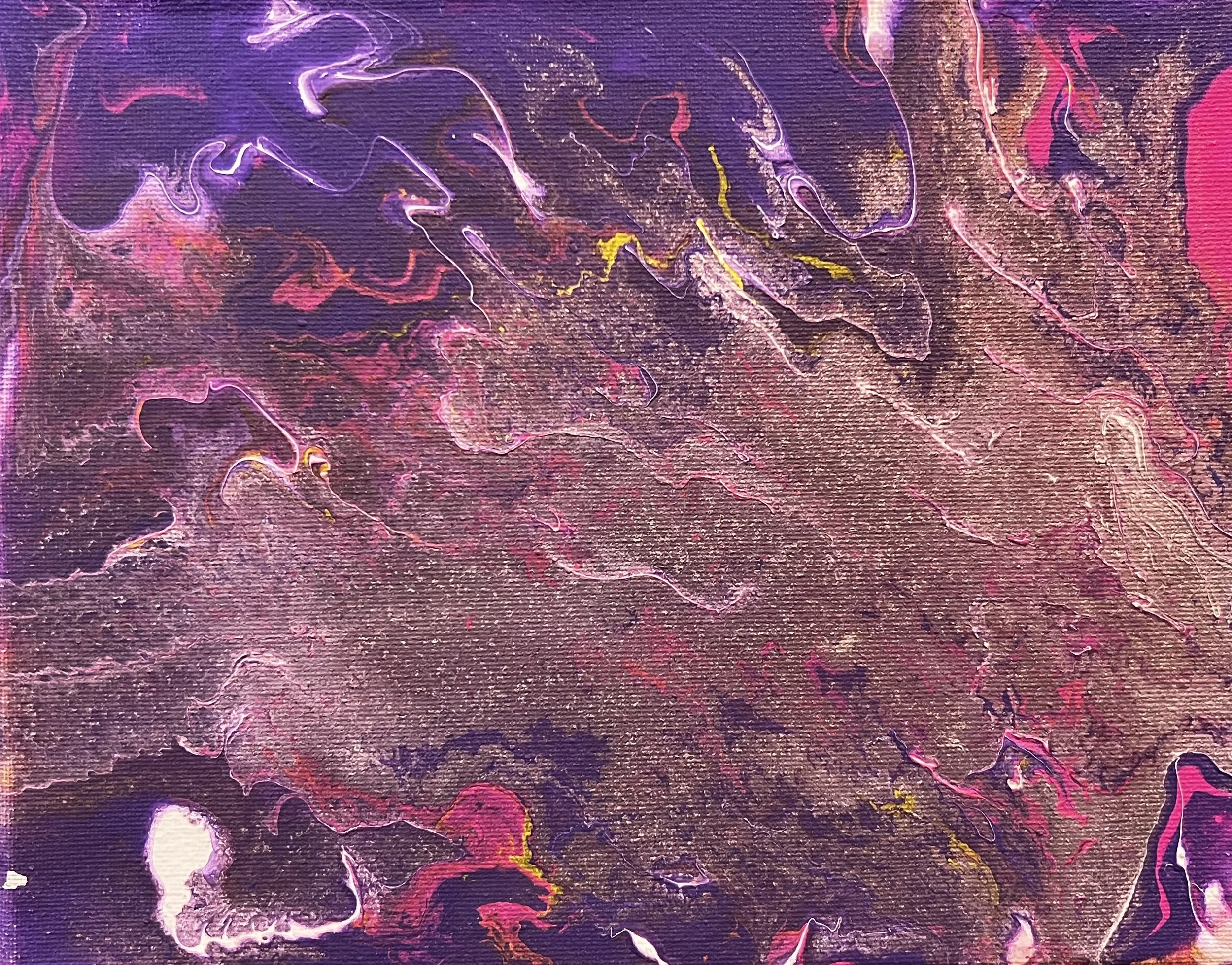 Abstract Purple Painting