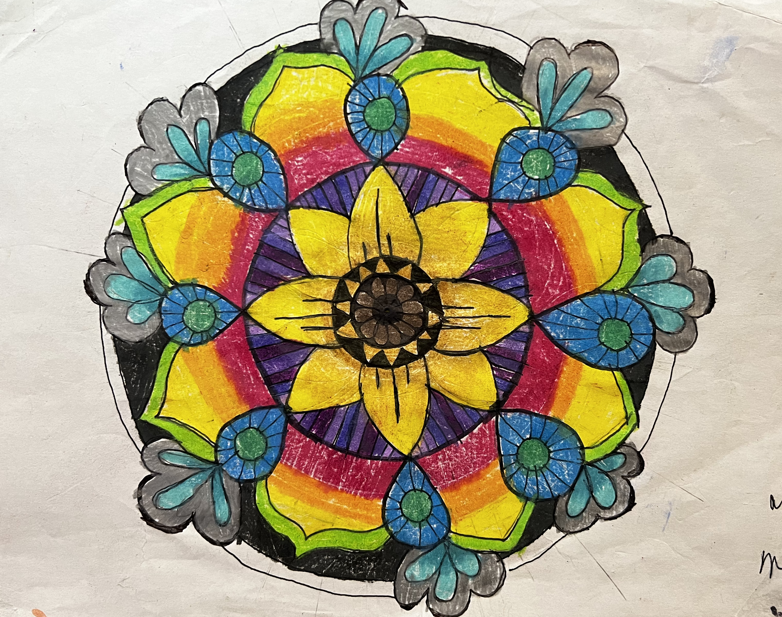 Flower mandala