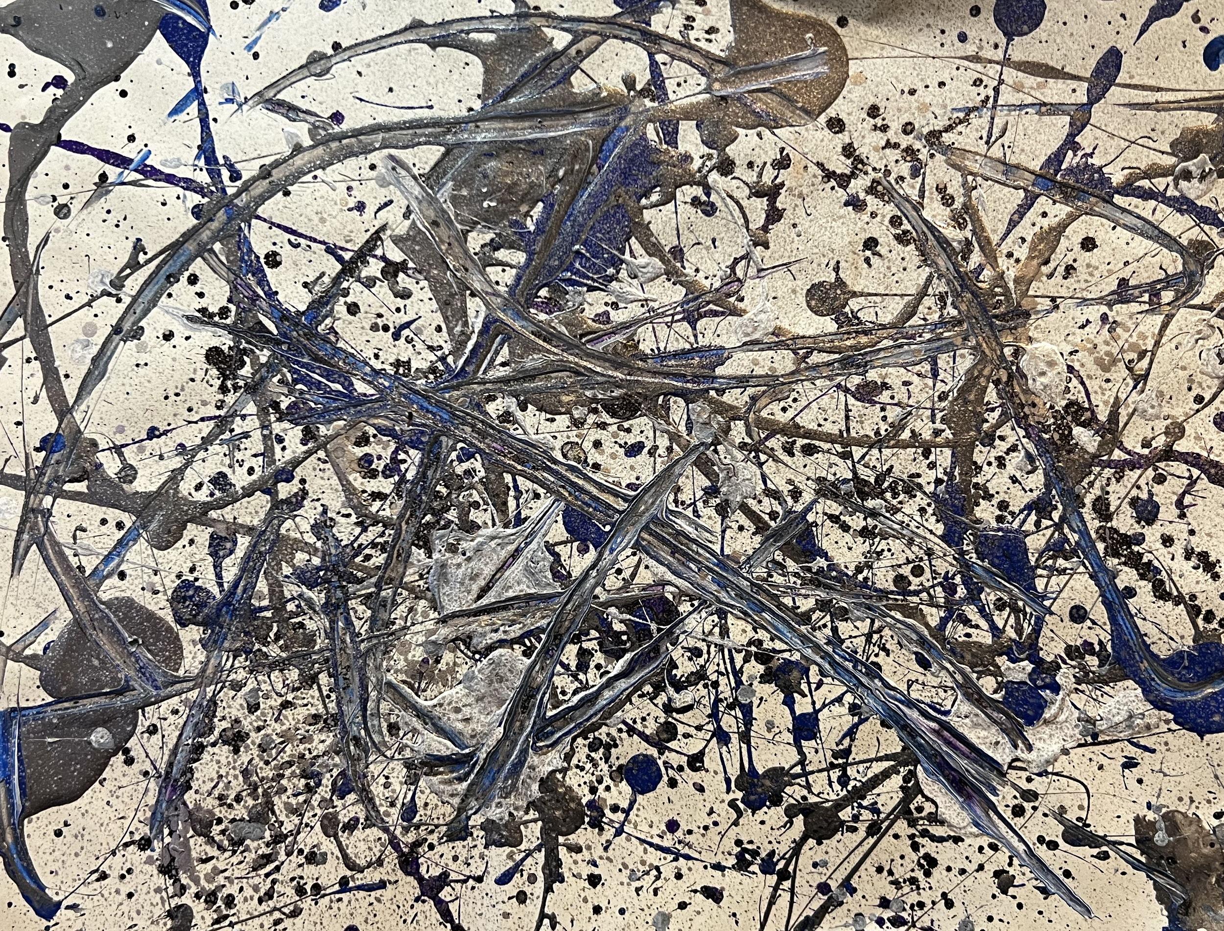 Abstract Painting, "Shooting Comet"