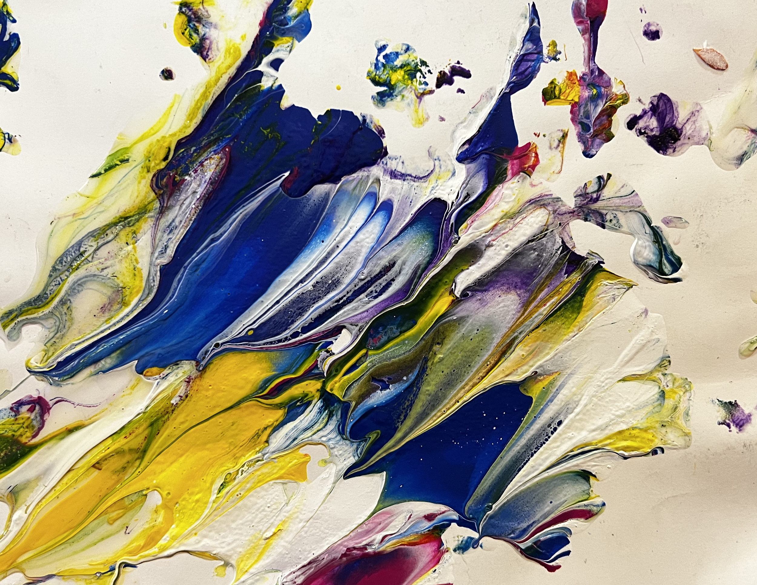 Abstract Painting, "Rainbow Africa"