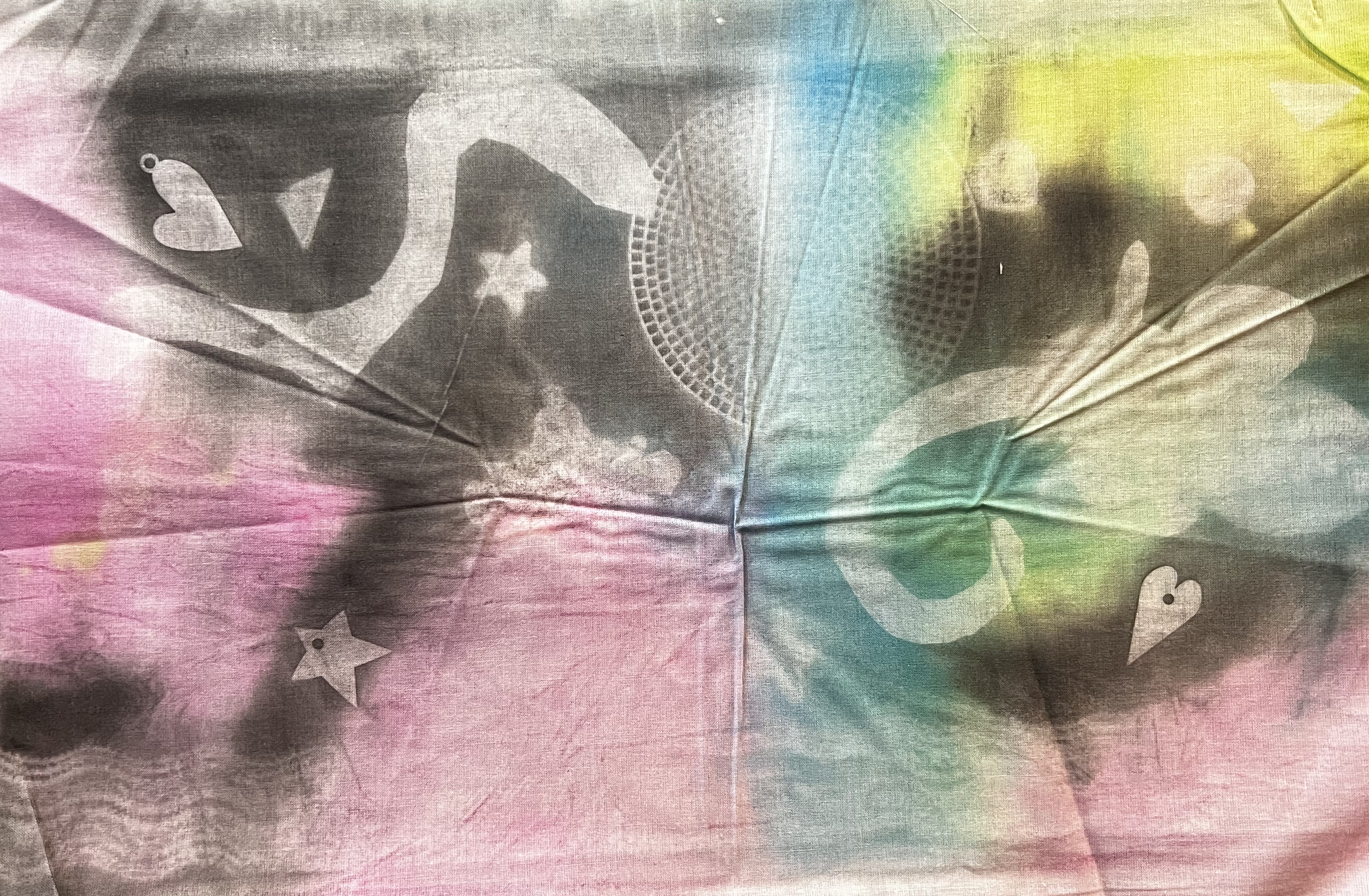 Abstract Image of dyed fabric