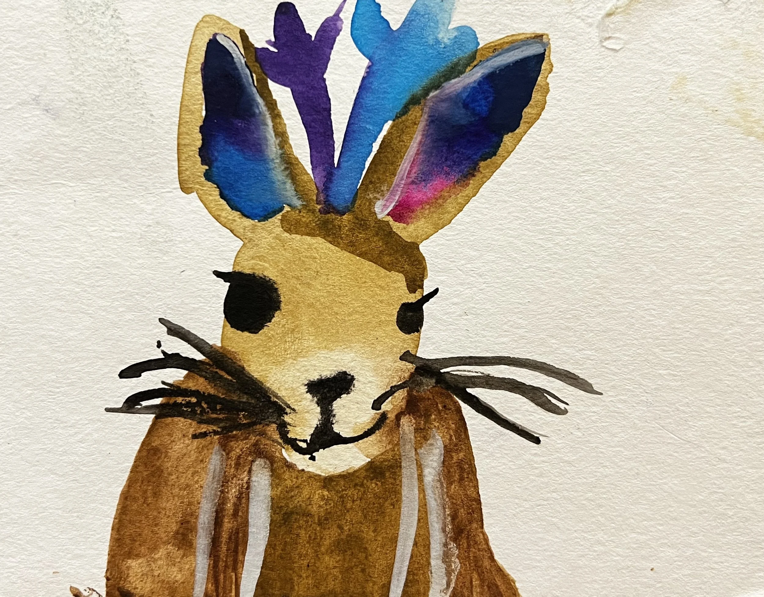 Painting of a Jackalope