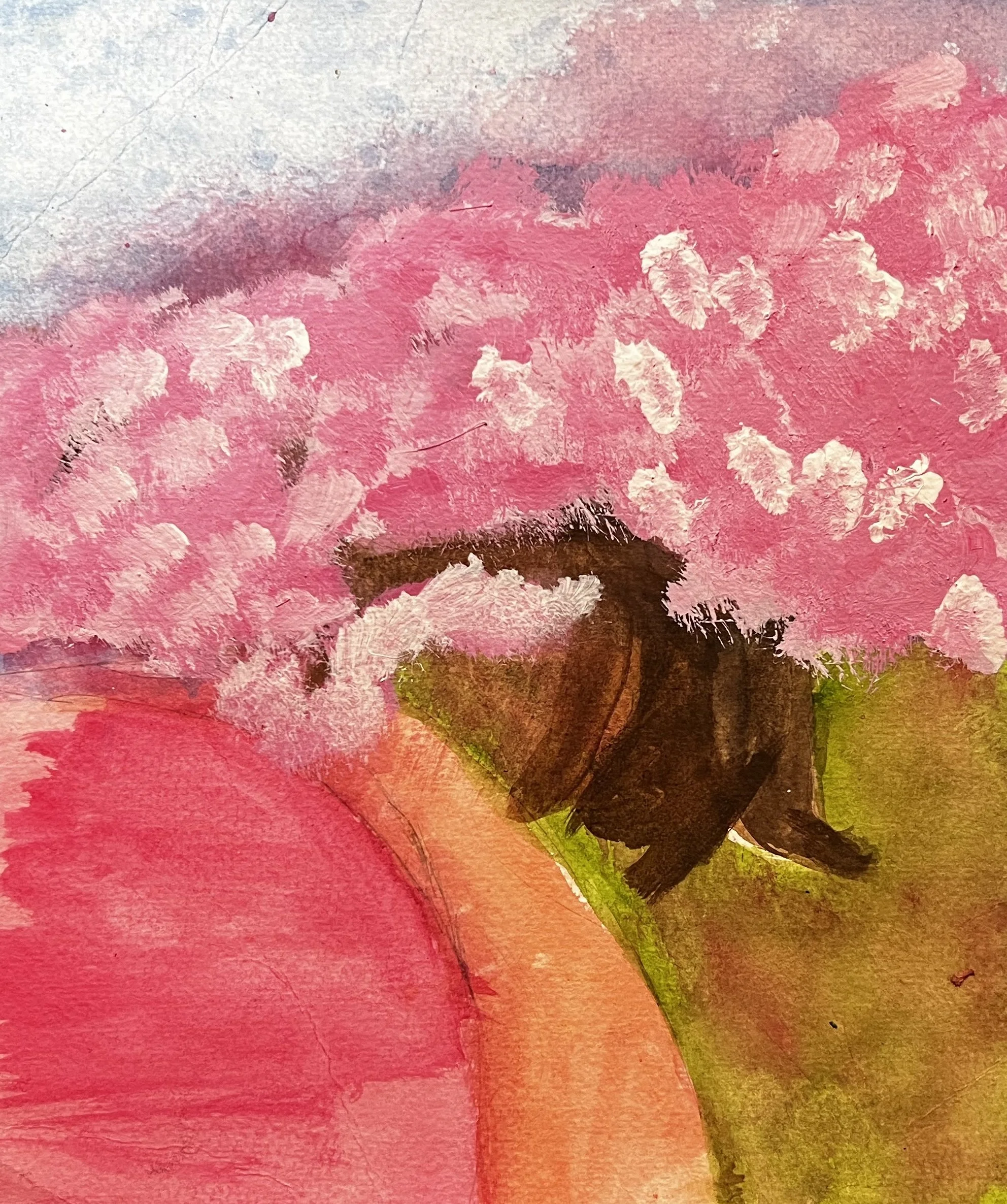 Pink landscape