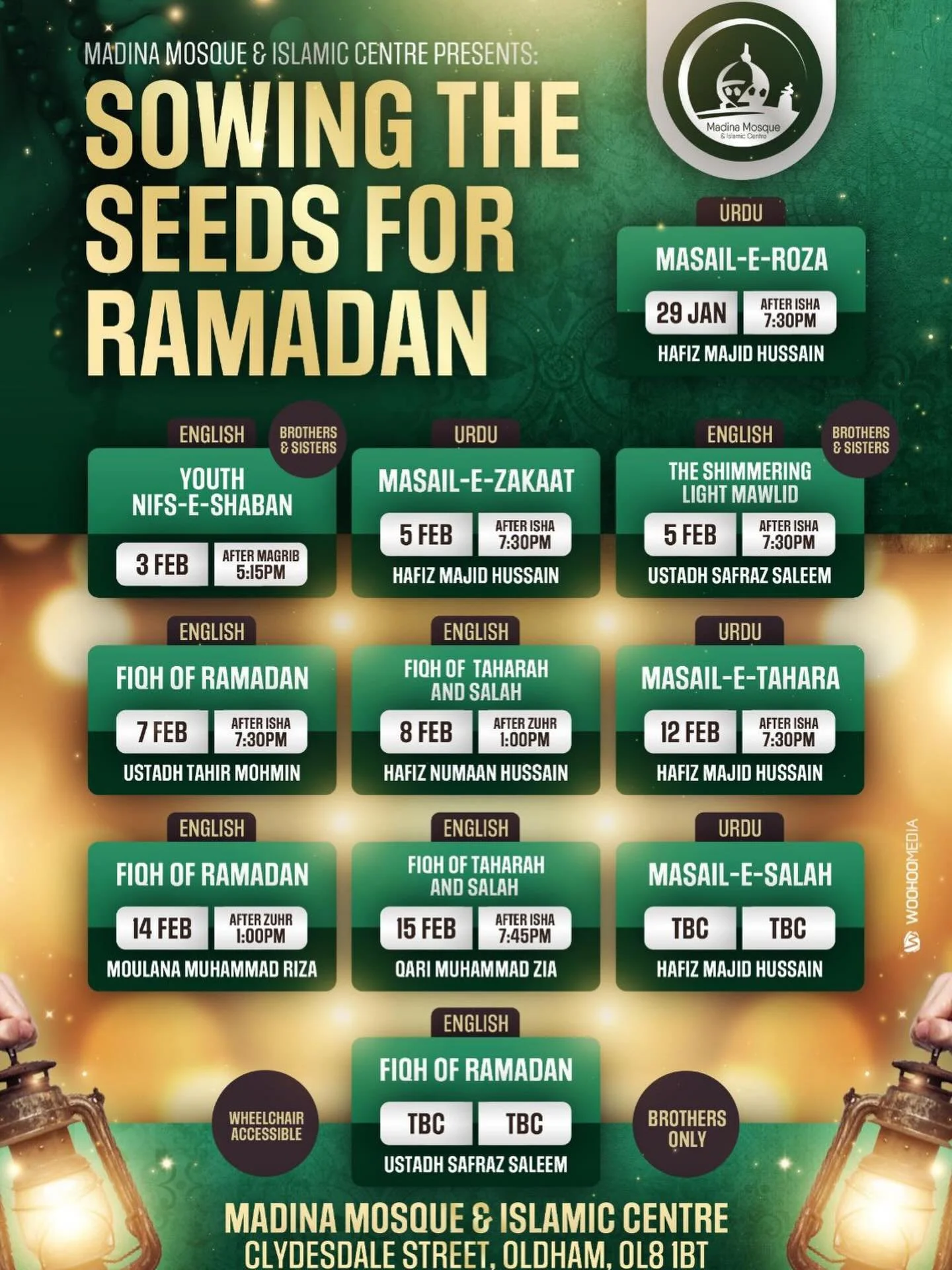 &ldquo;Ramadan is approaching 🌙

Don&rsquo;t miss our Men&rsquo;s Ramadan Refresher Workshop &mdash; a space to learn, reflect, and prepare together.&rdquo;