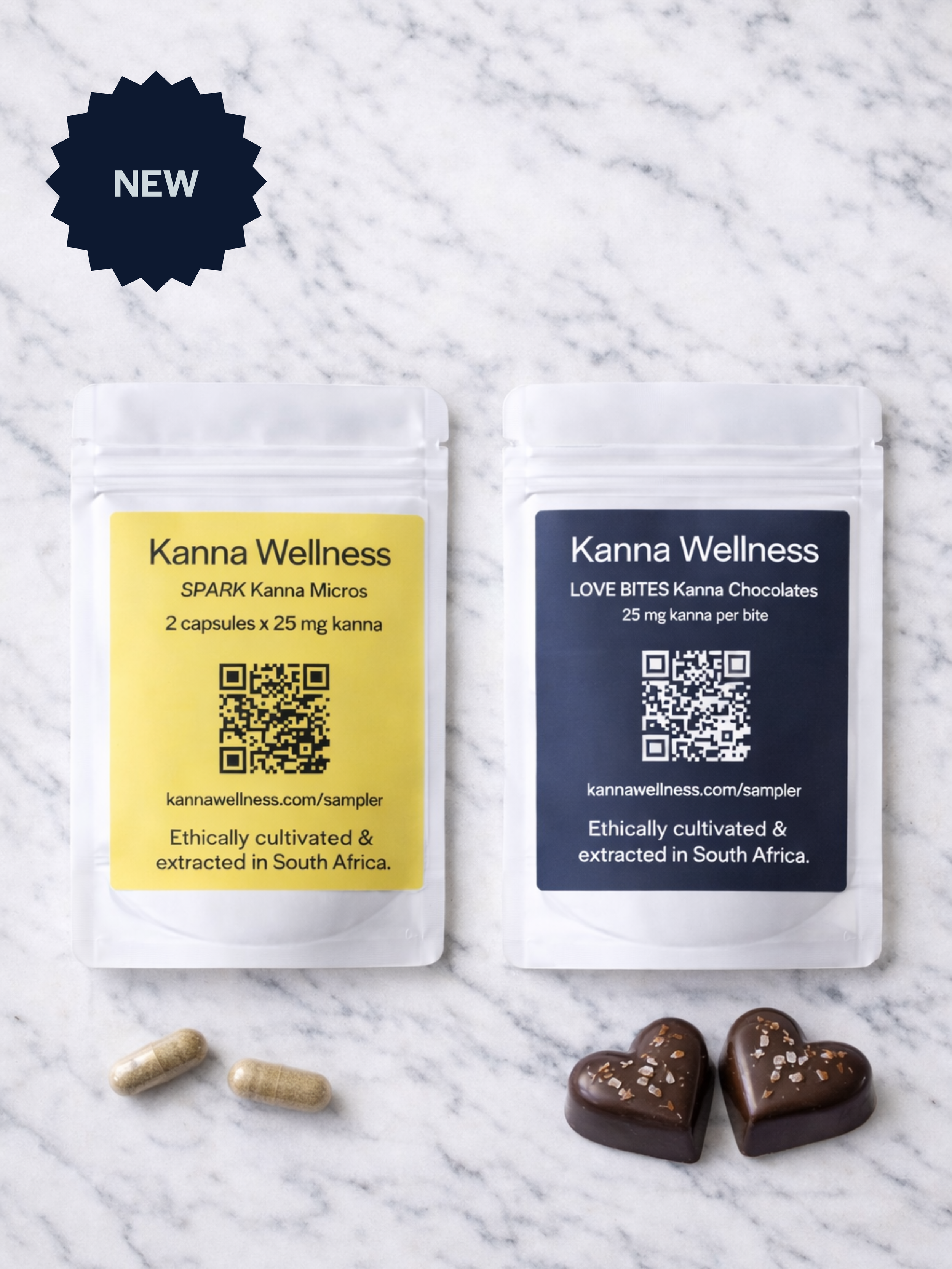 Kanna Sample Packs | Kanna Chocolates + Kanna Capsules