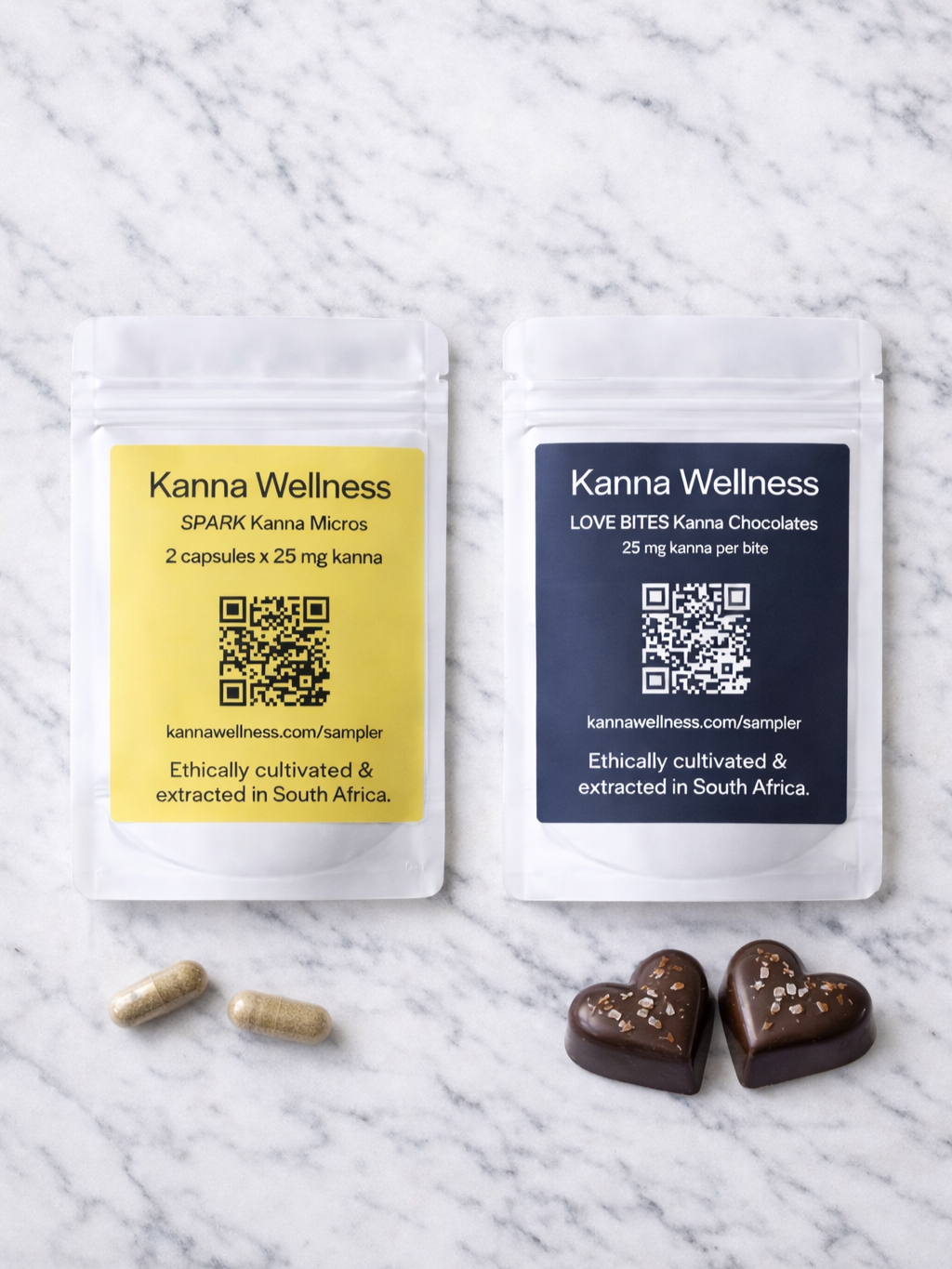 Kanna Sample Packs | Kanna Chocolates + Kanna Capsules