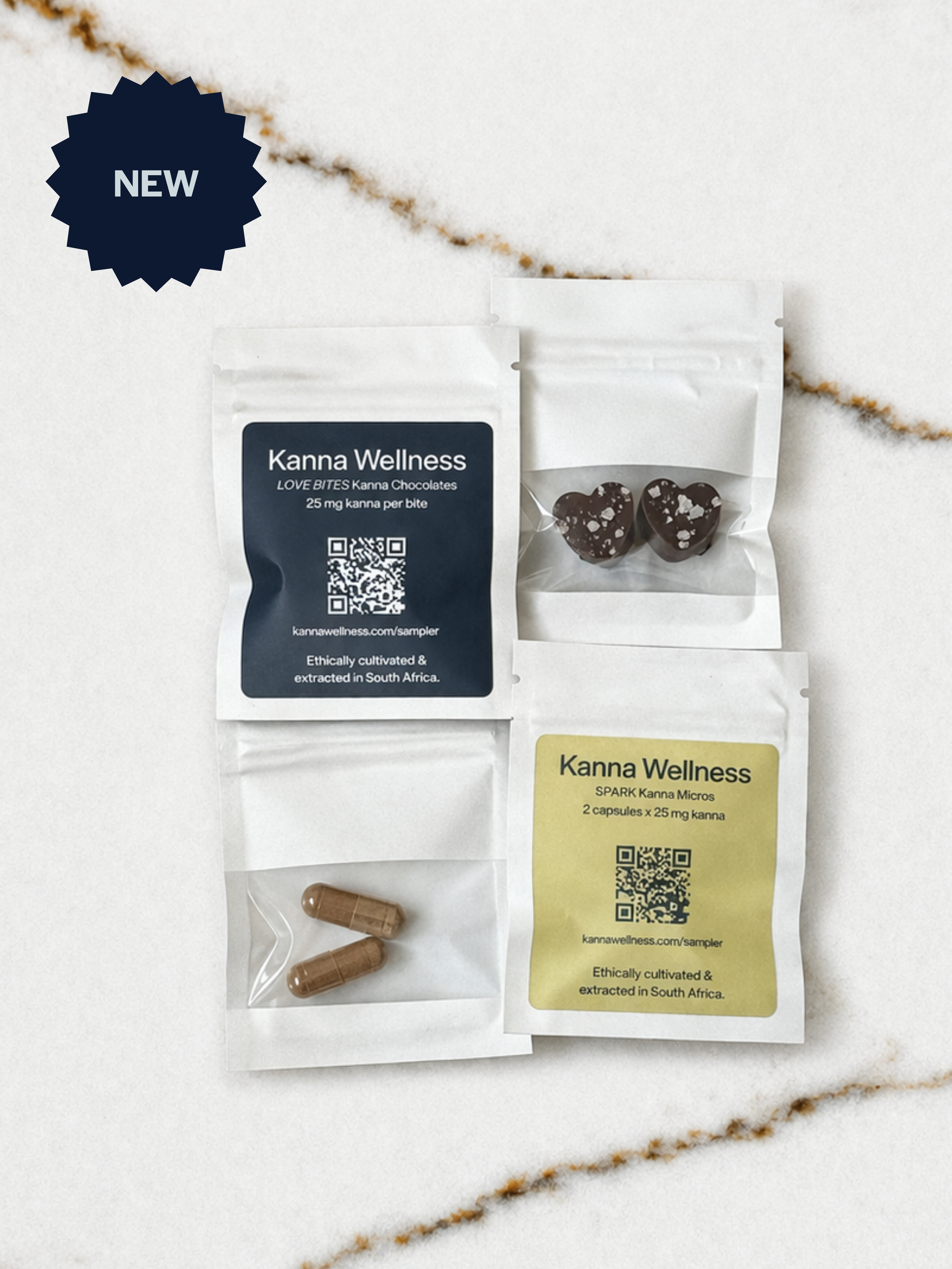 Kanna Sample Packs | Kanna Chocolates + Kanna Capsules